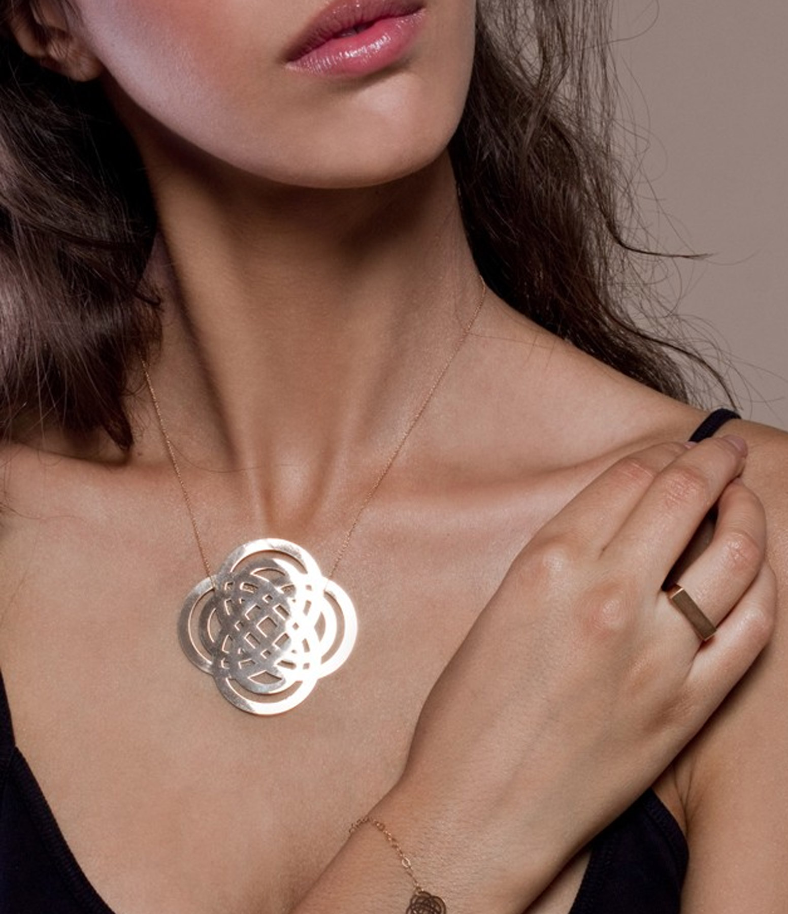 Purity Jumbo Rose Gold Necklace