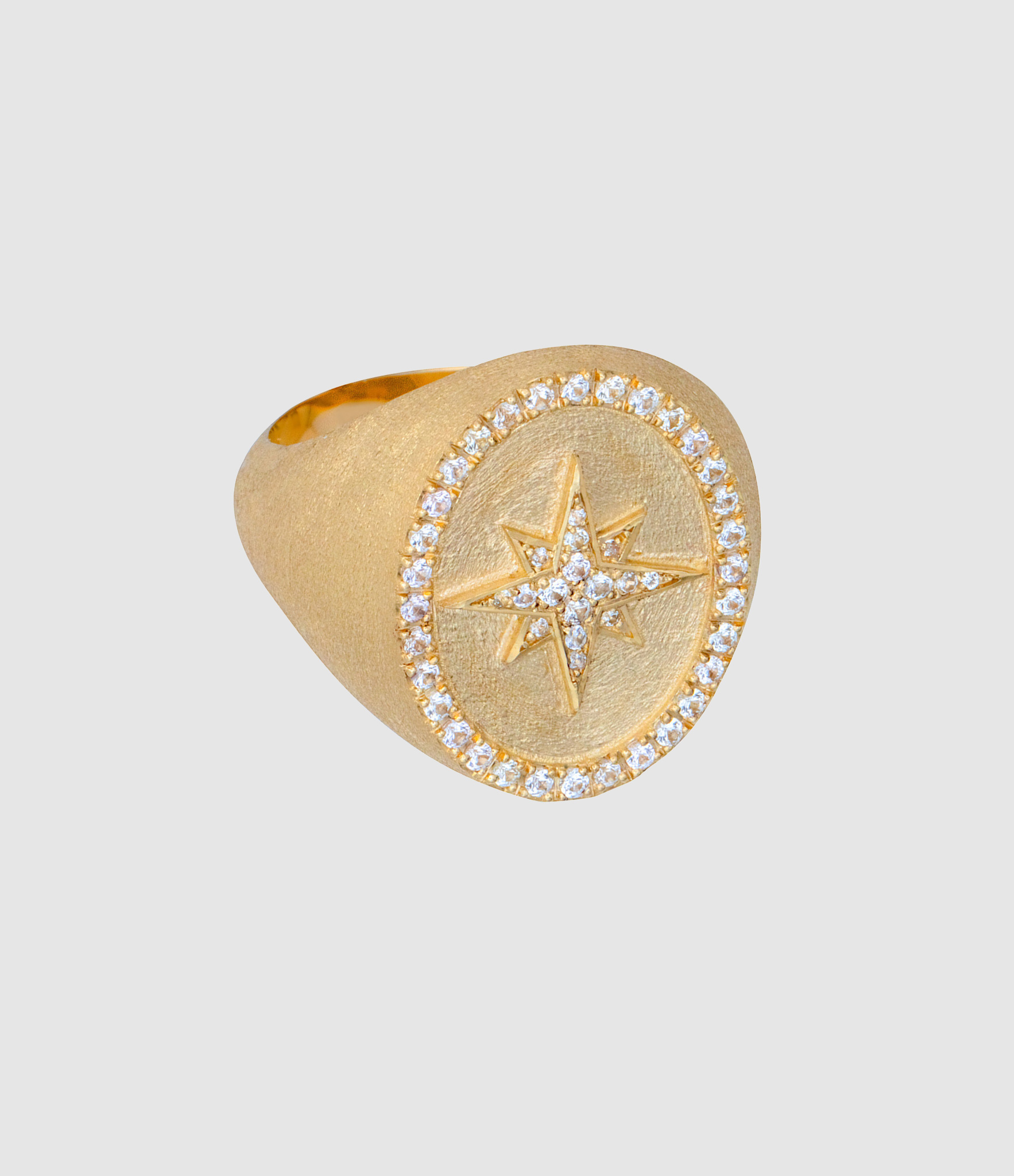 Constellation Signet Ring in 14-carat Yellow Gold