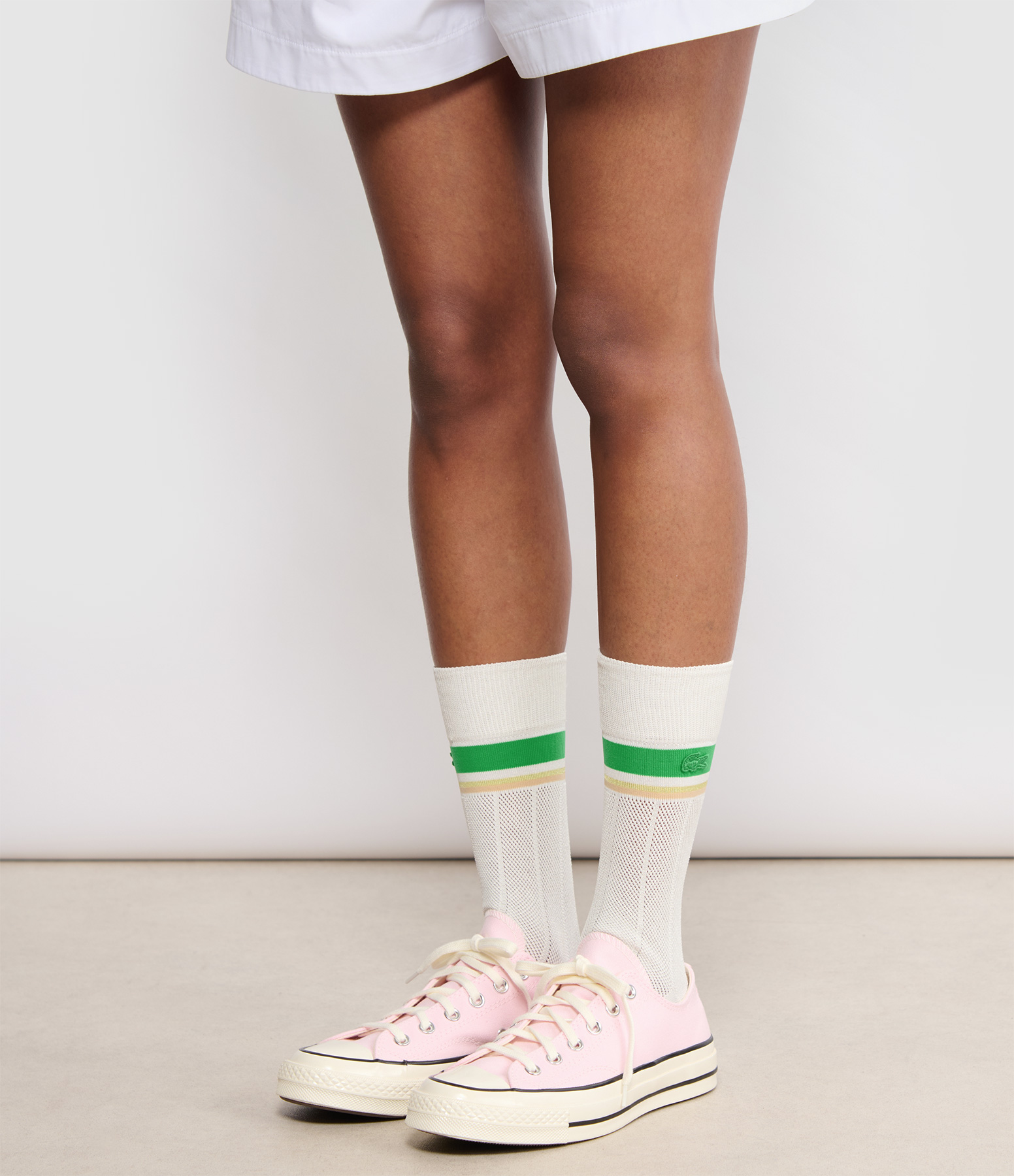 Chuck 70 Ox trainers in Pink Frosting and Egret Black