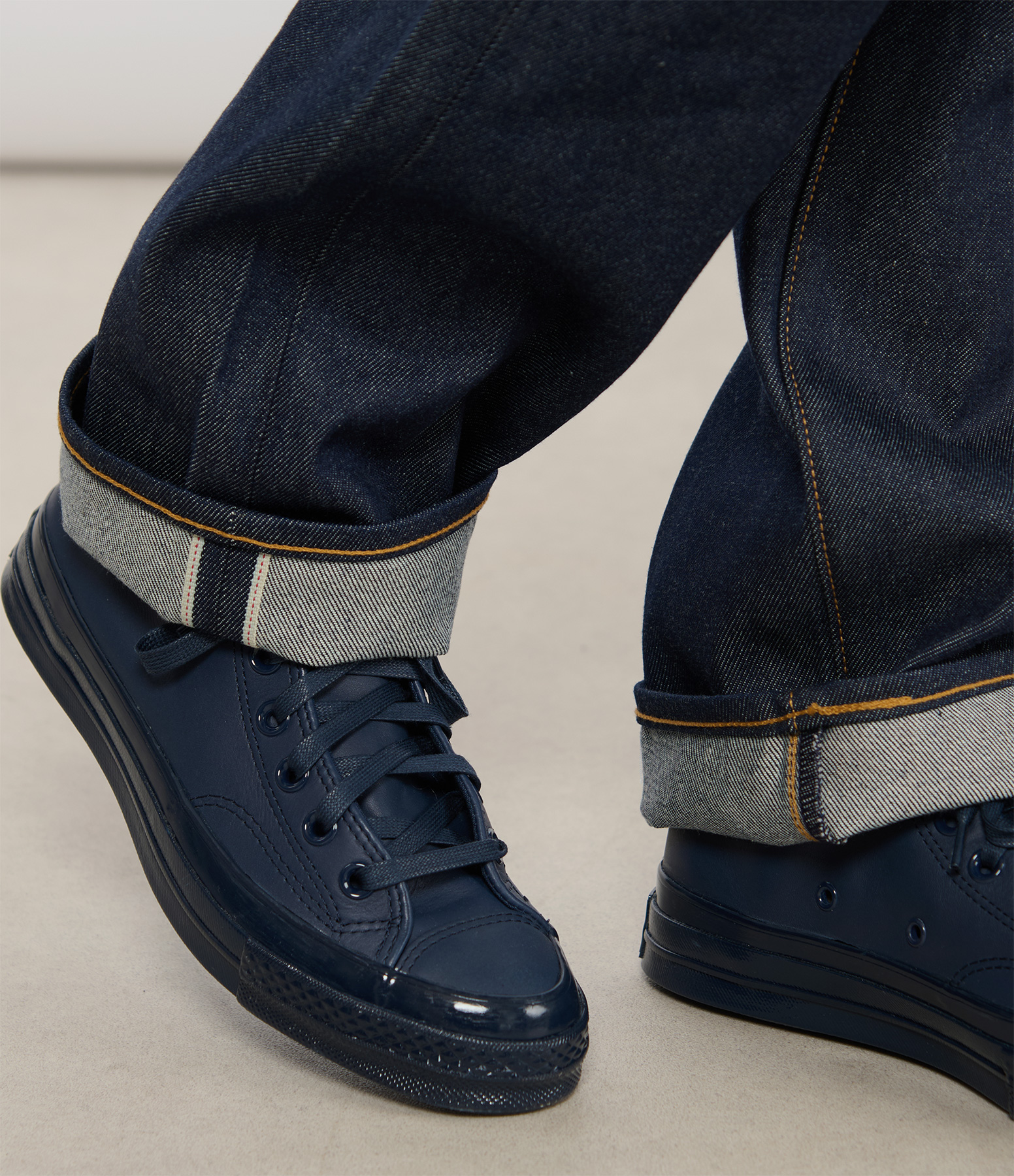 Obsidian Black Obsidian High-Top Trainers