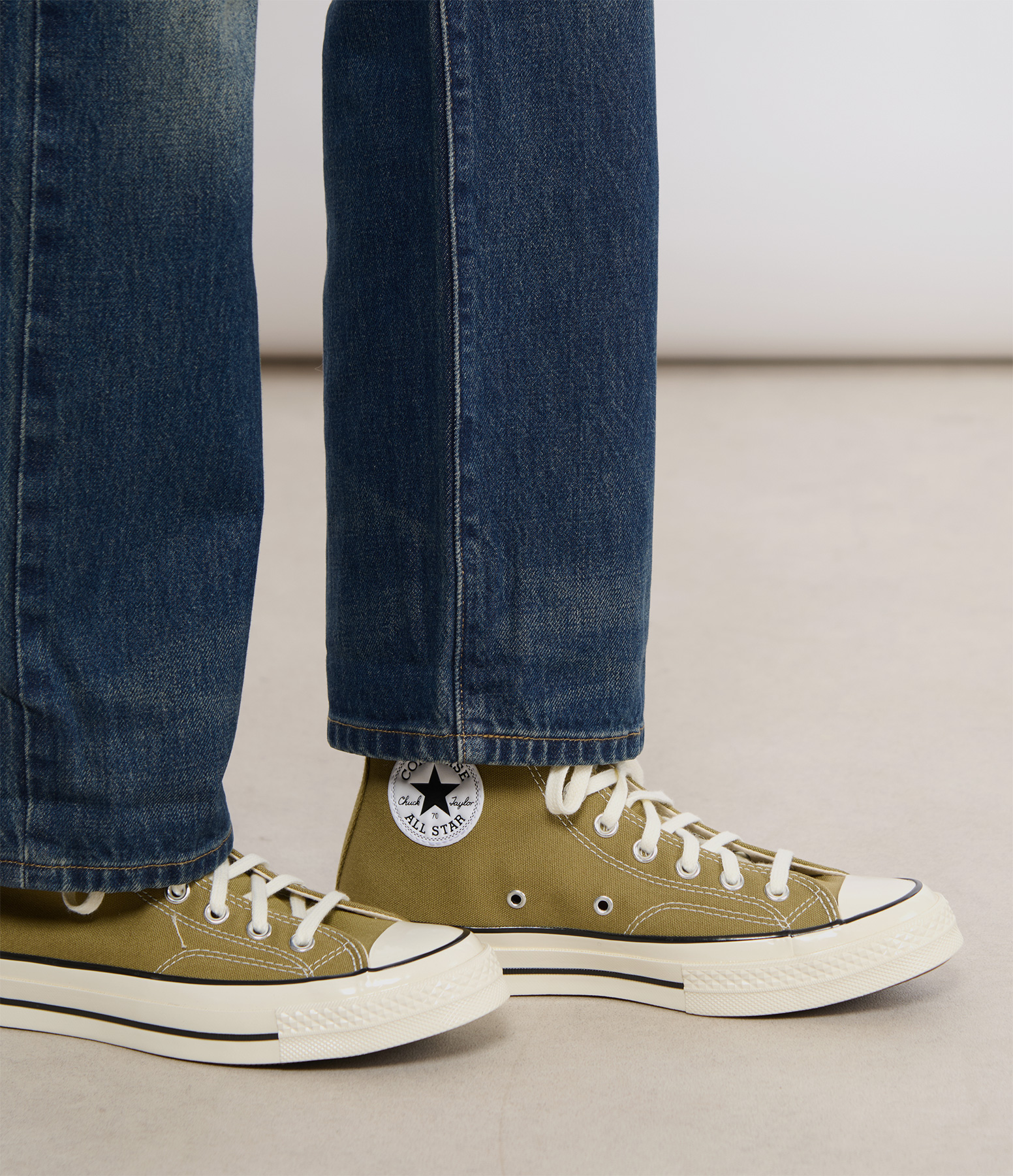 Swamp Core Egret Black High-Top Trainers