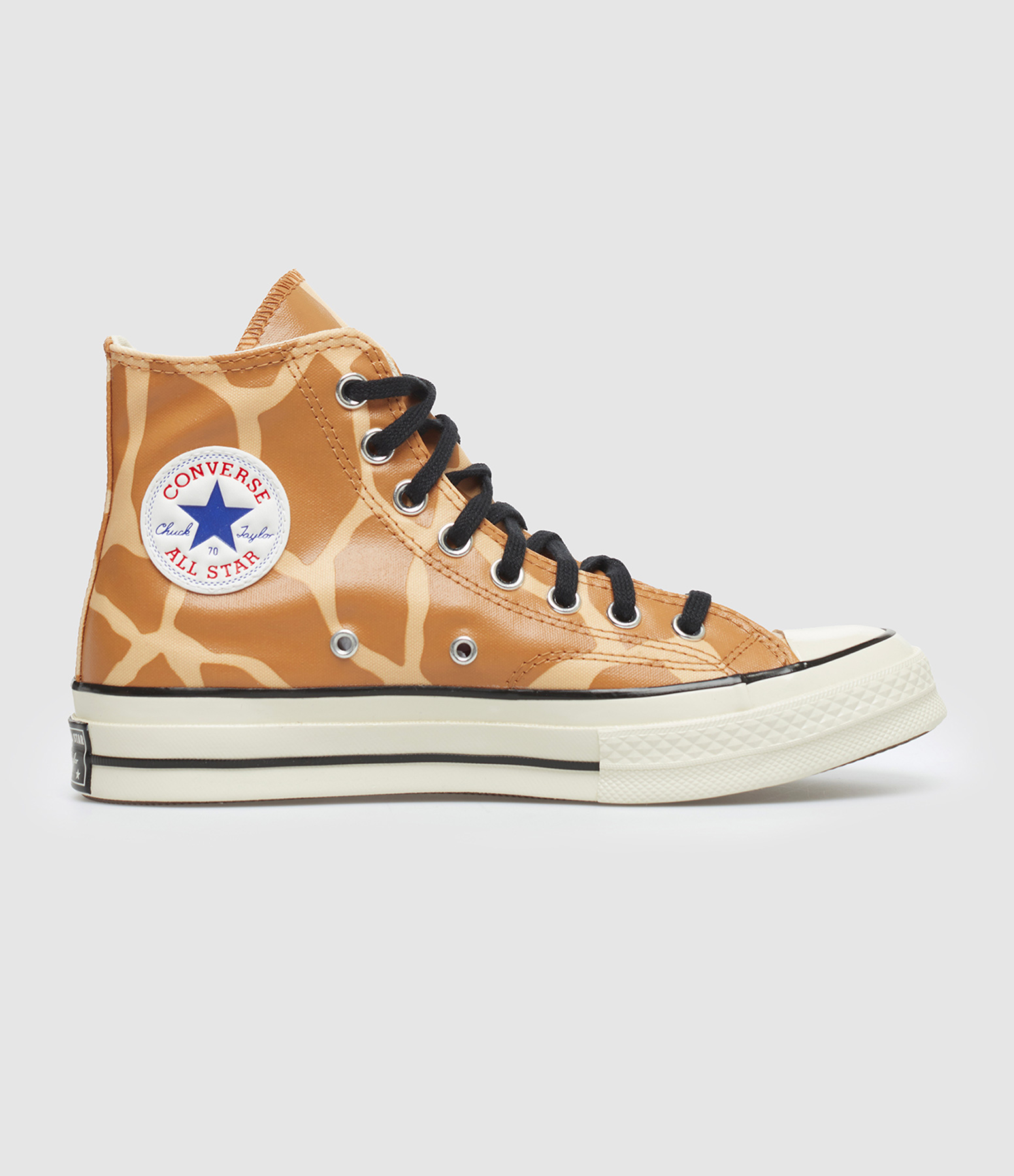 Chuck 70 Hi trainers in Ginger Snap, Egret and Gopher Gold