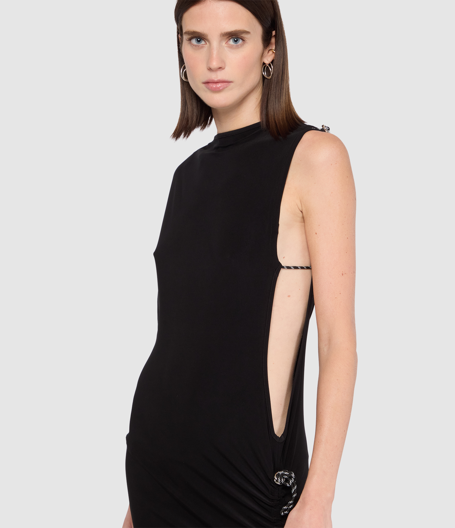 Adjustable Black Dress