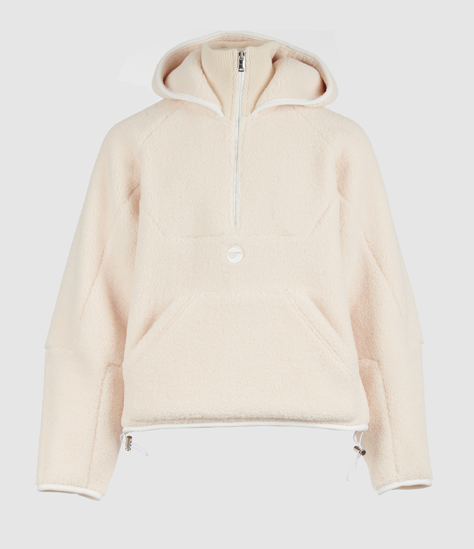 White Sherpa Hoodie