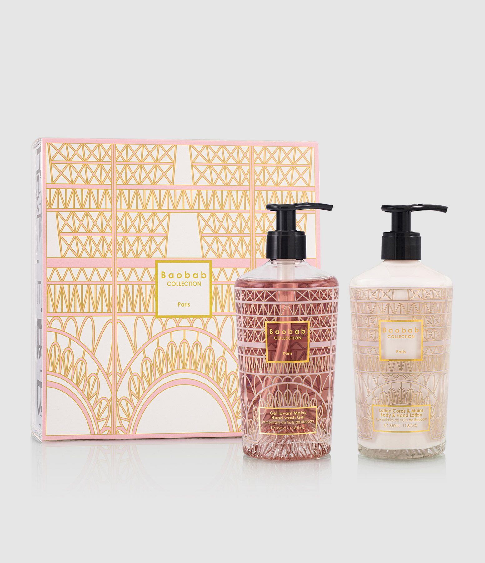 Paris Hand & Body Cream and Liquid Hand Soap Gift Set