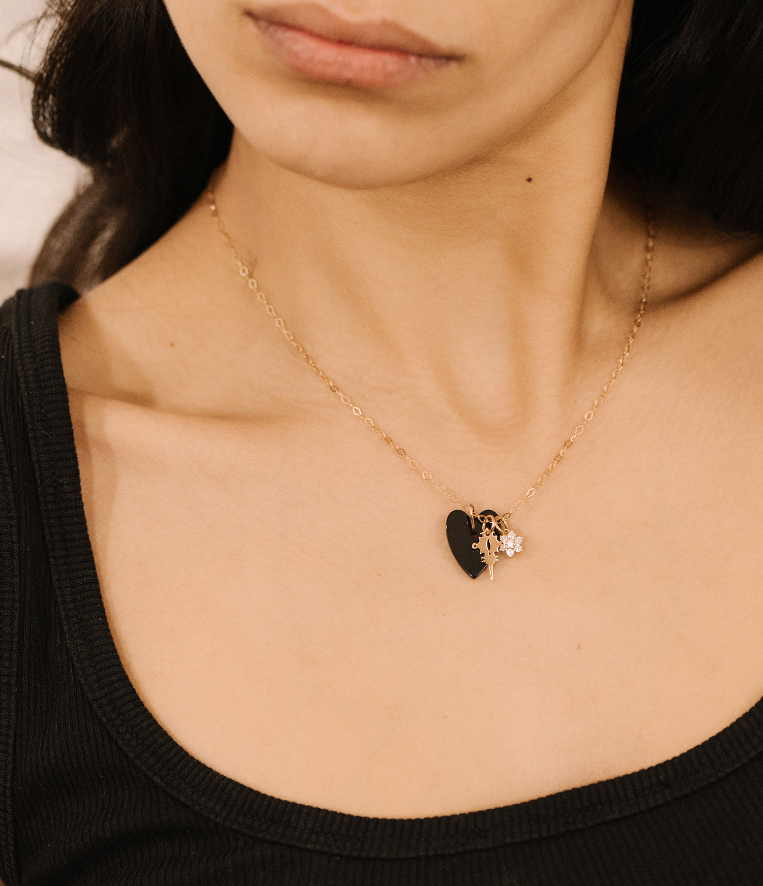 Mini Tanger Rose Gold Pendant