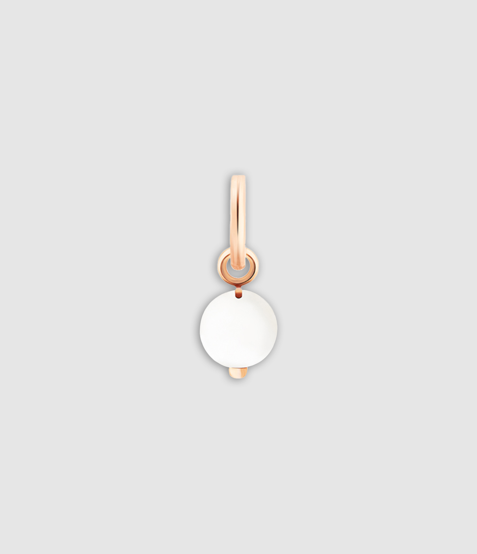 Small Pearl Pendant in Rose Gold