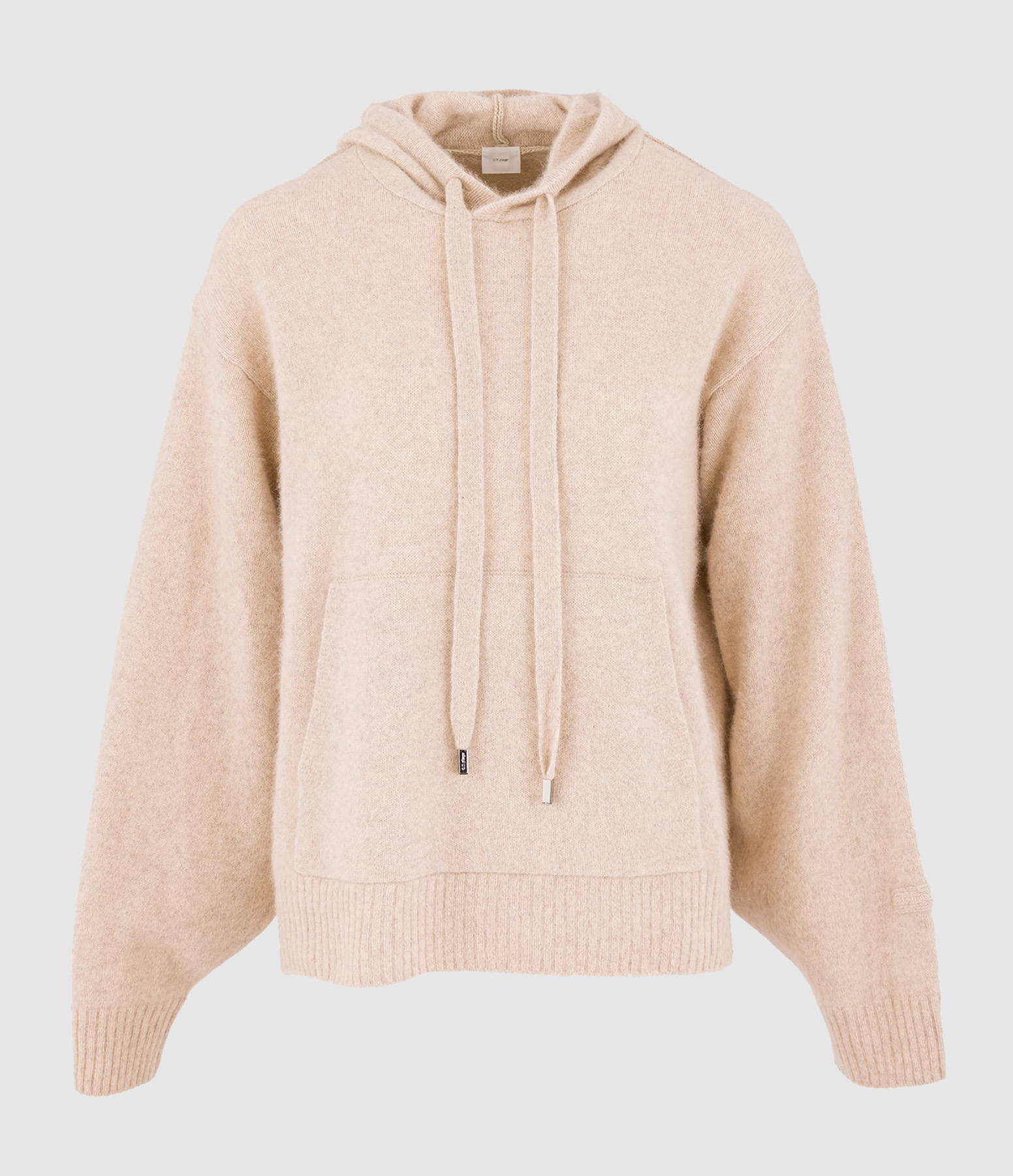 Ladies’ Ivory Hooded Top