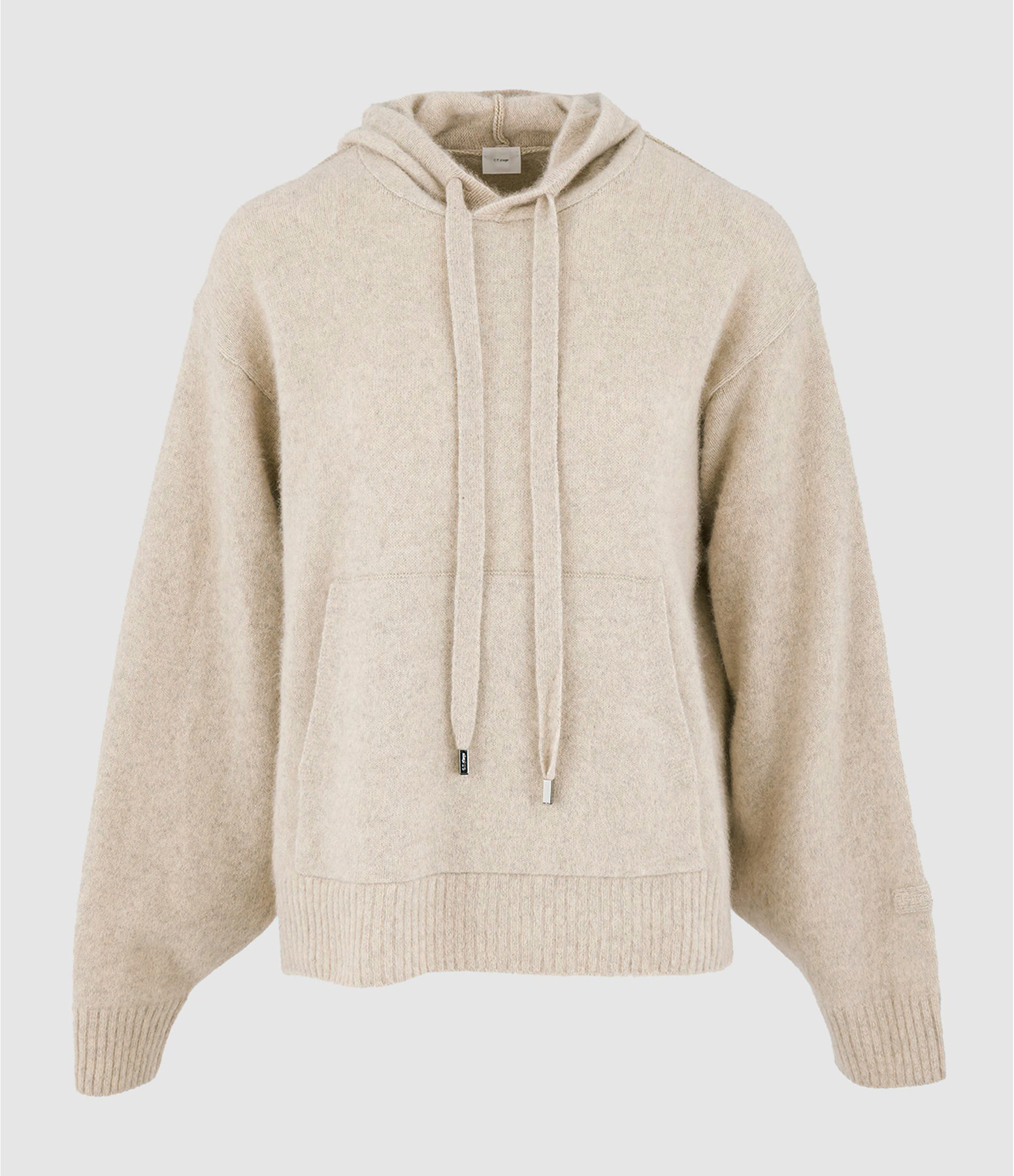 Ladies’ Ivory Hooded Top