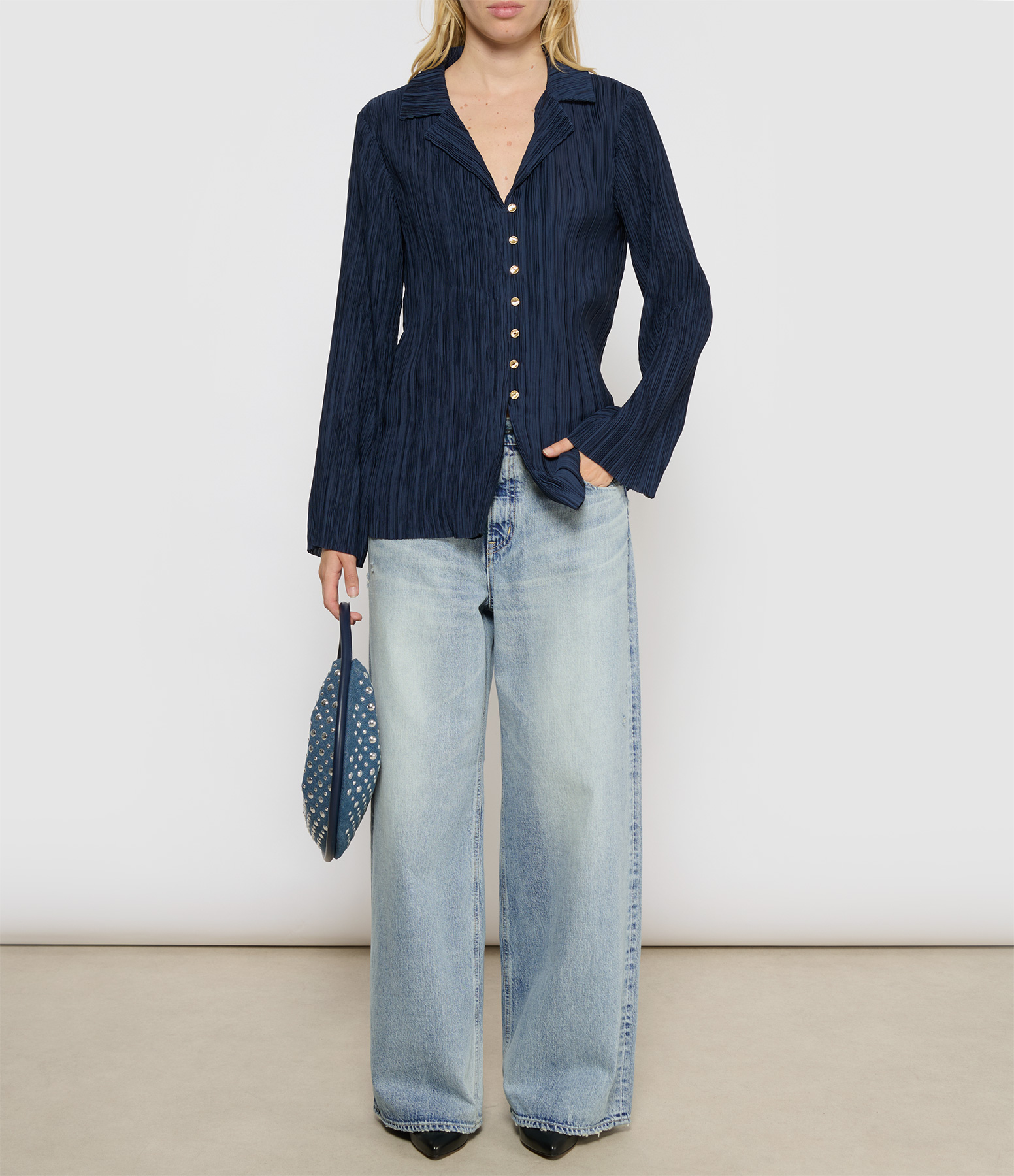 Alyona Deep Lake Blouse