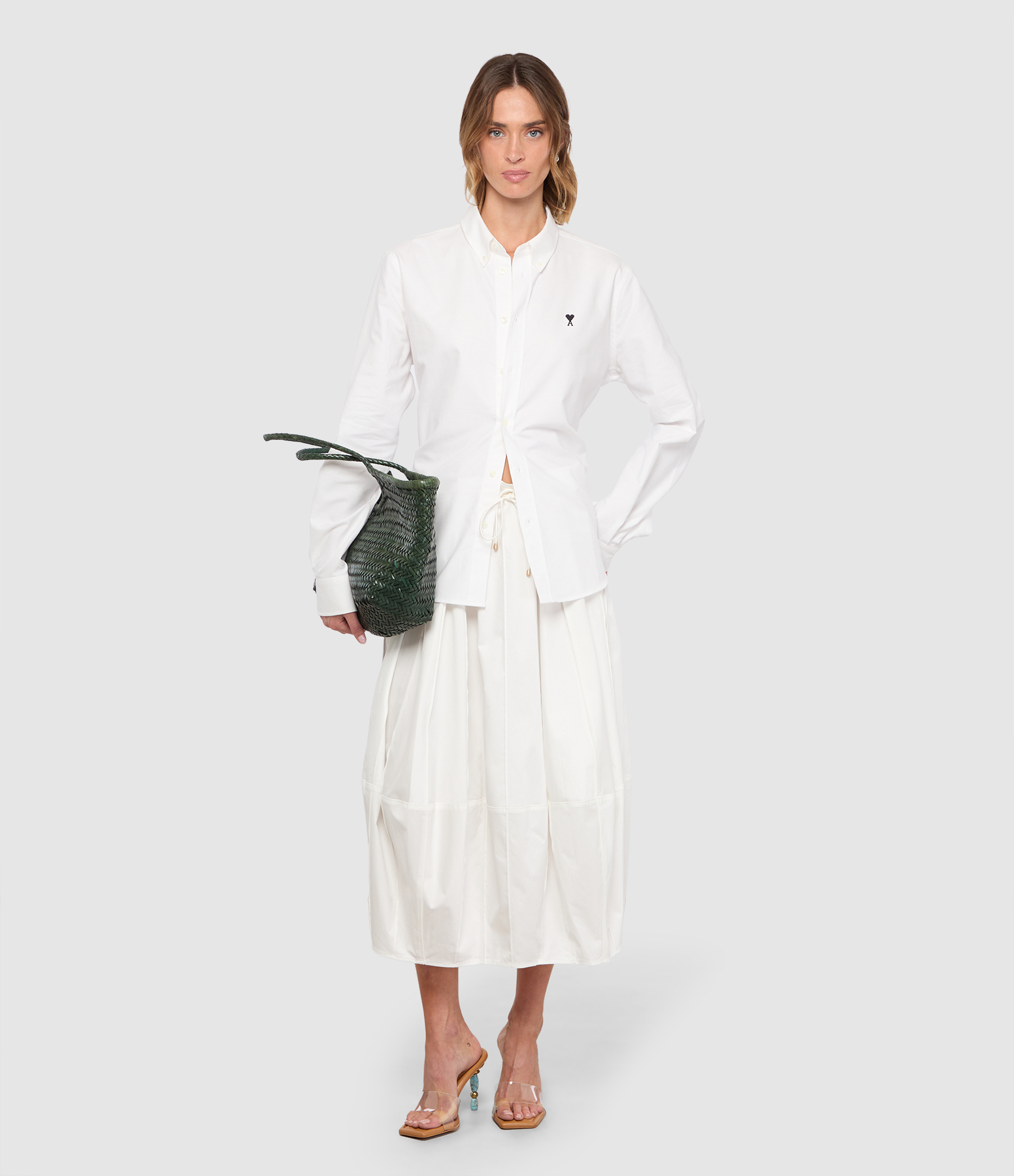 Rivena Off-White Skirt