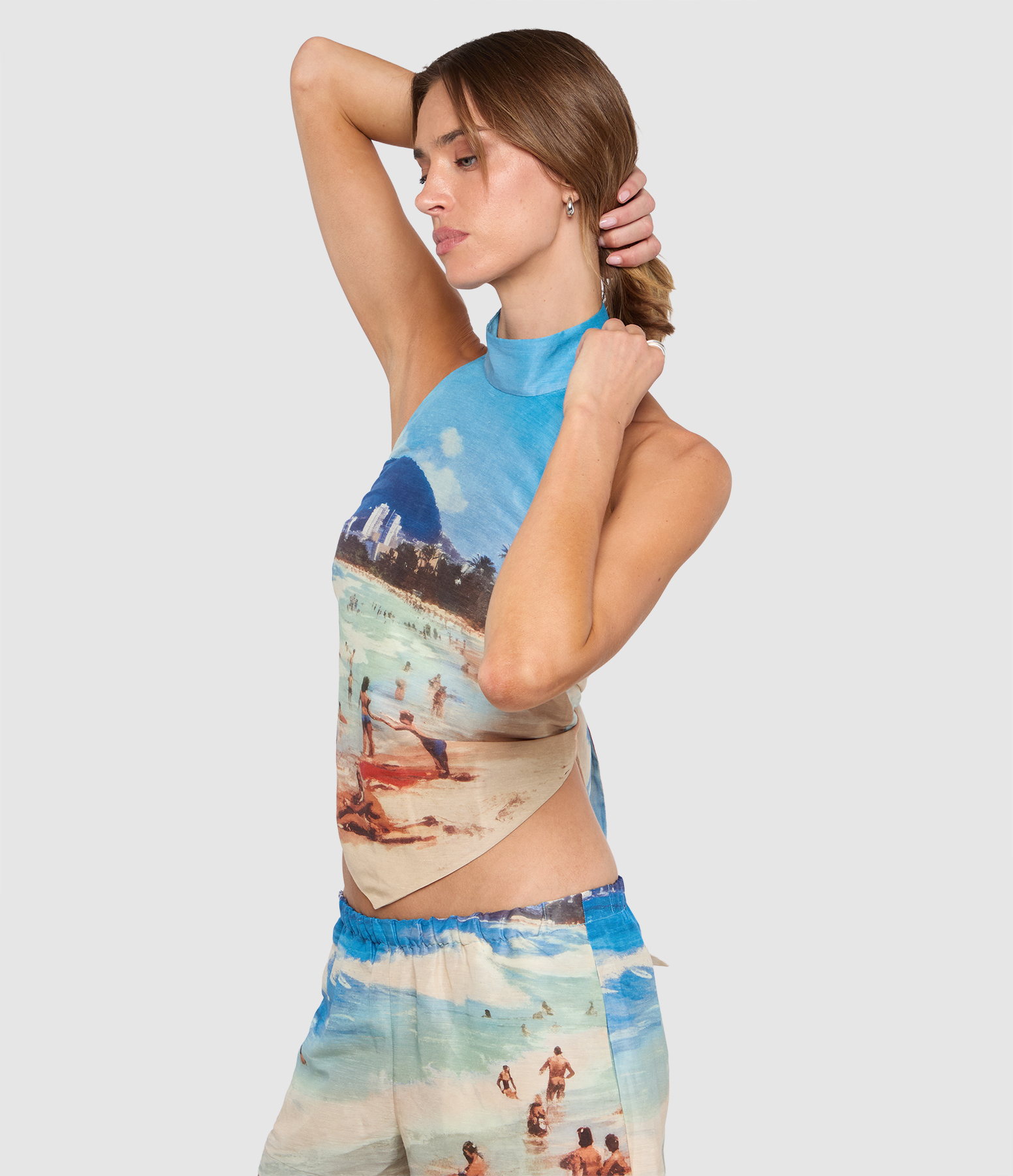 Bina Rio Beach Print Top