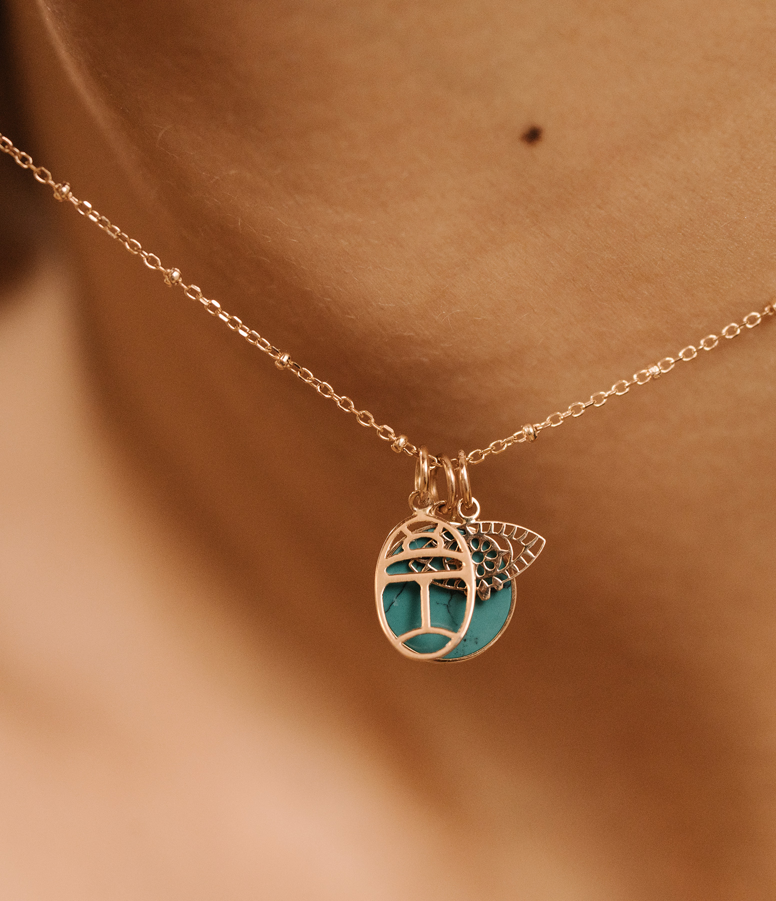 Mini Wish Rose Gold Pendant