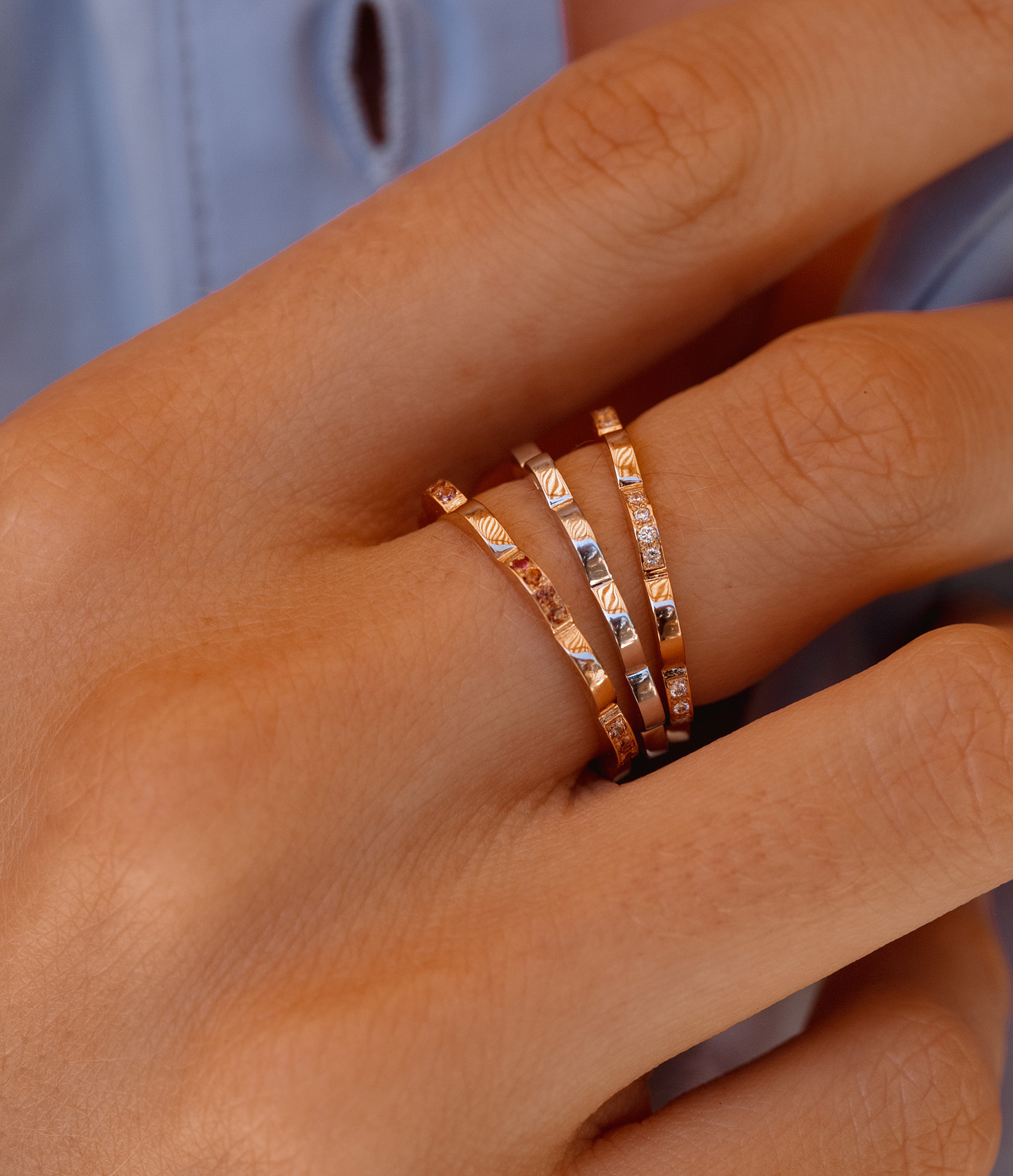 La Vague Ring in Yellow Gold