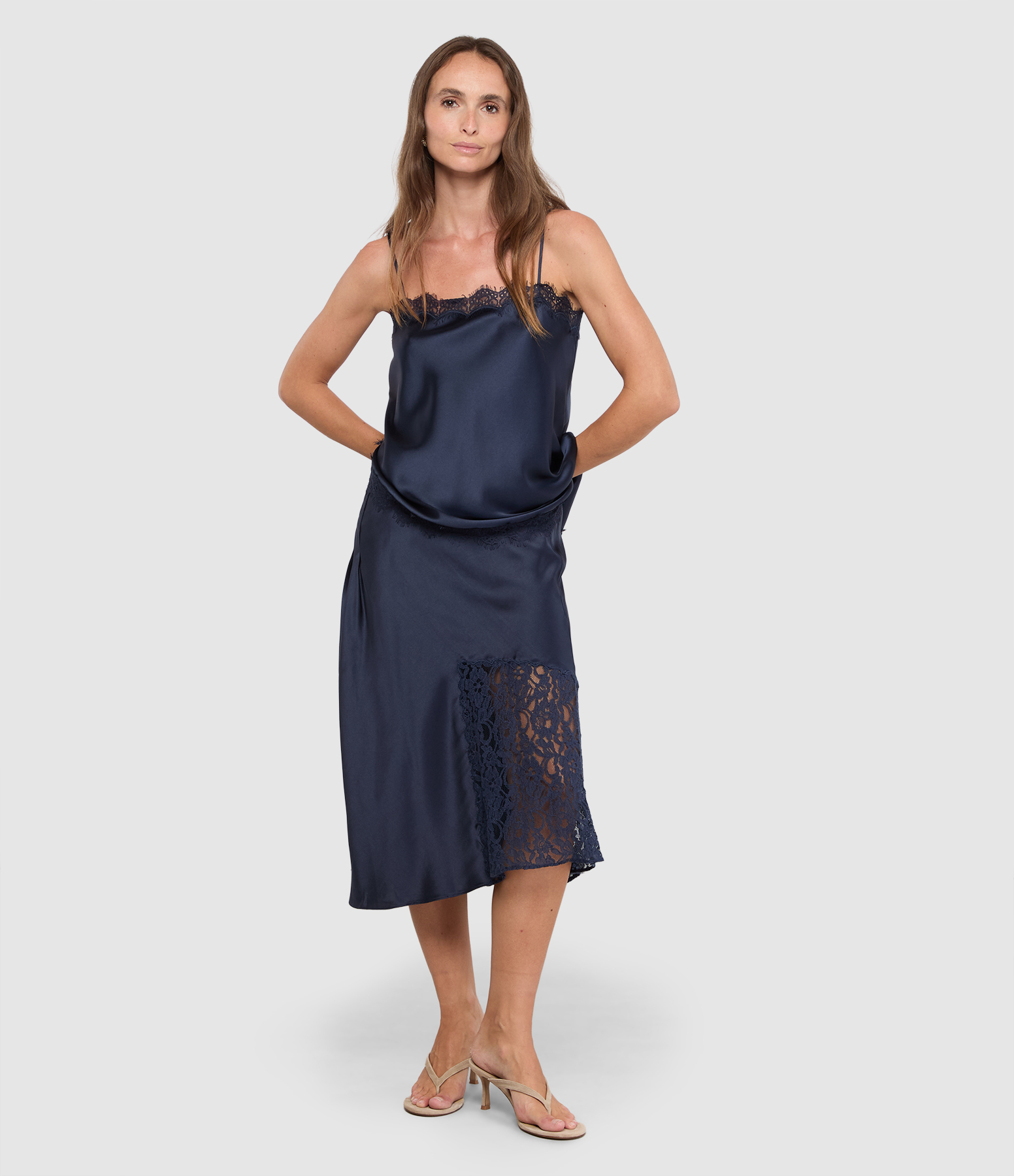 Elea Navy Skirt