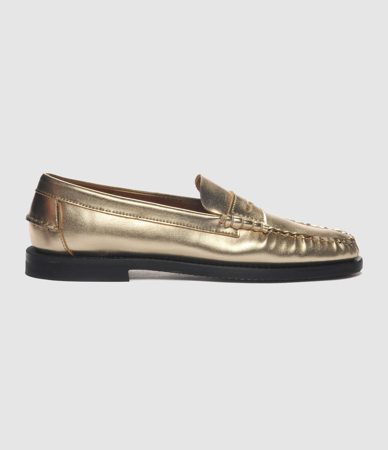 Dan Met Woman Gold Yellow Loafers