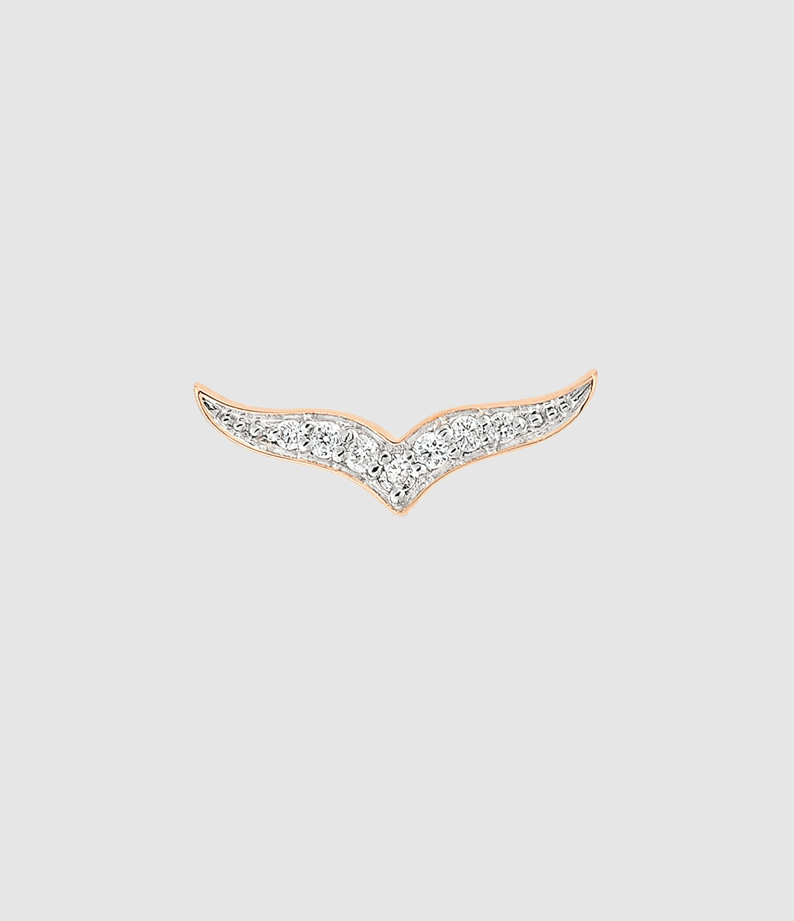 Wise Diamond Rose Gold Earring (sold individually)