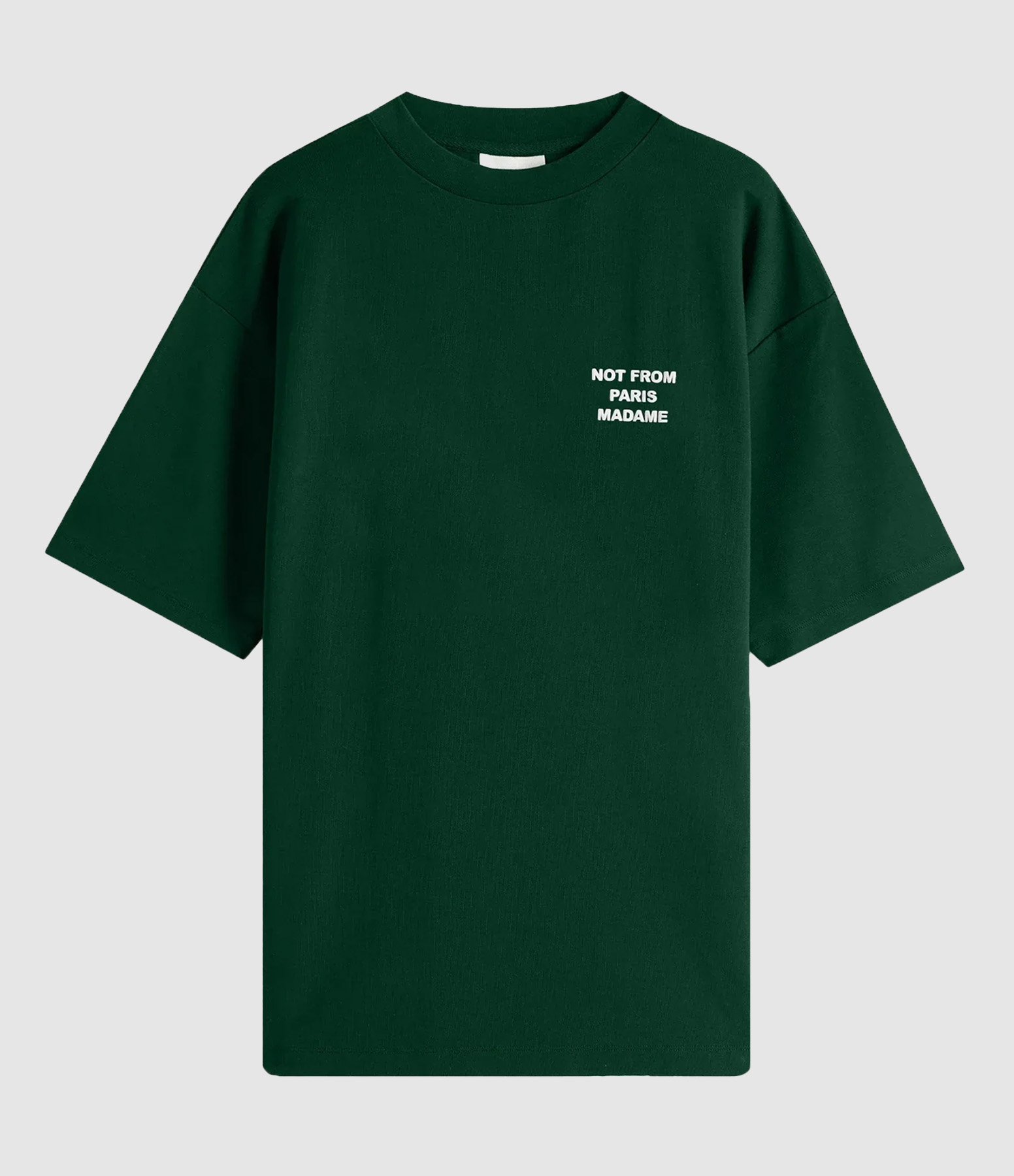 Men’s Slogan T-shirt – Dark Green
