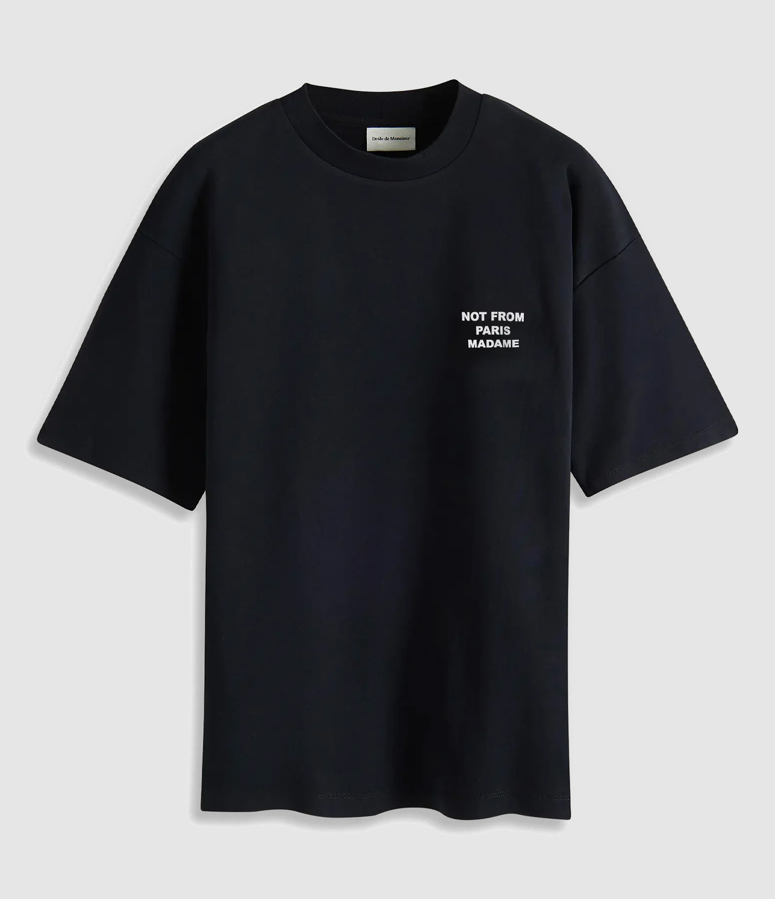 Black Slogan T-shirt
