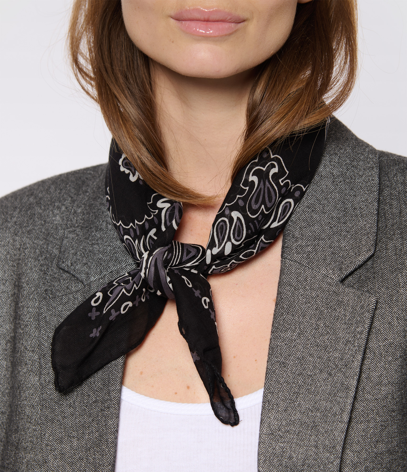 Black Bandana Scarf