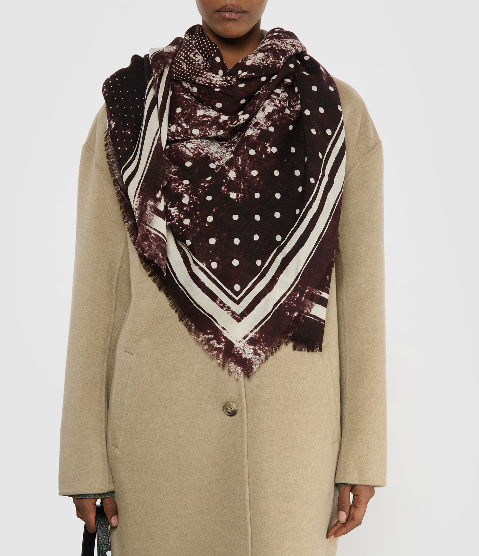 Quadra Port Polka Dot Scarf