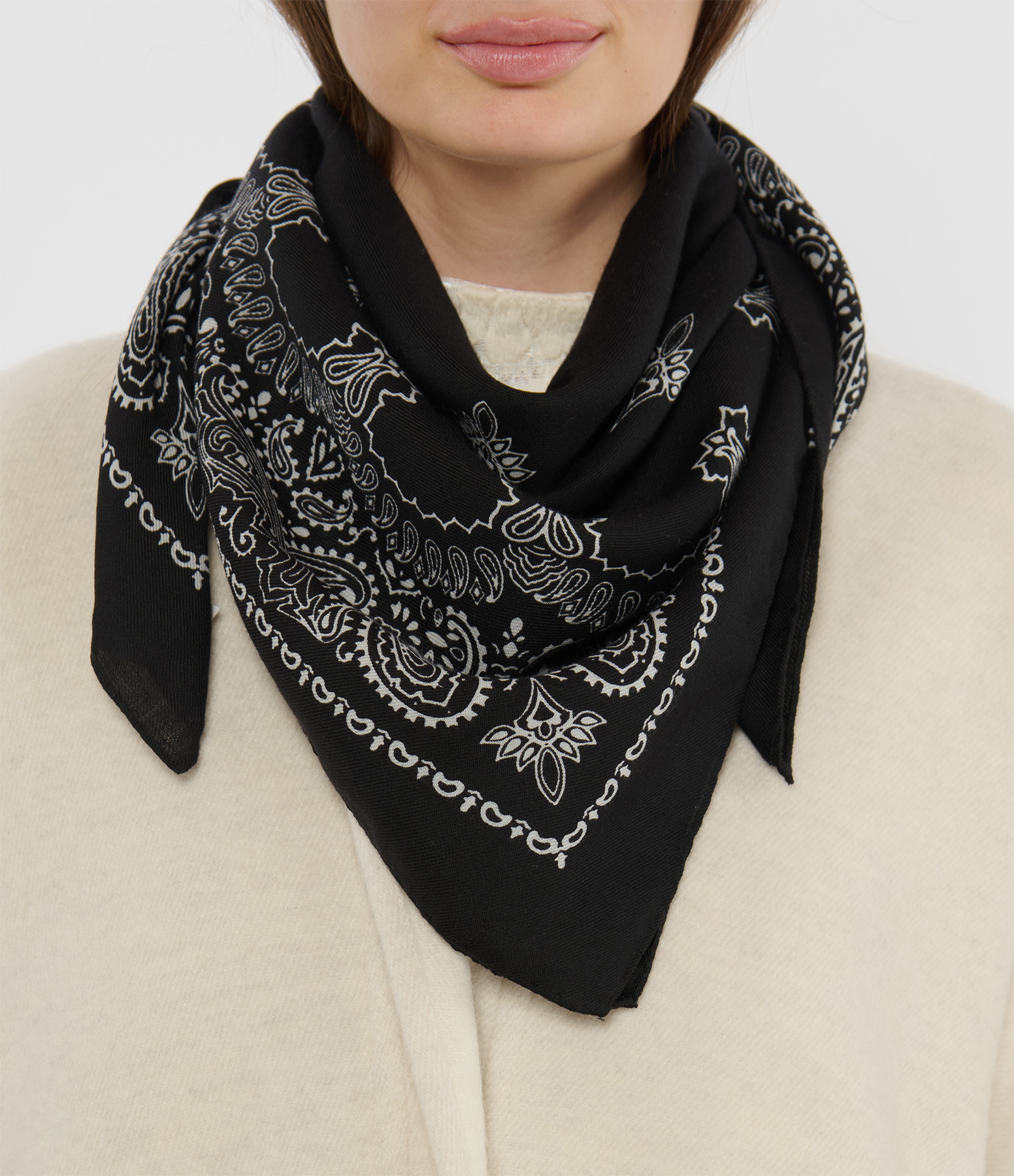 Black Square Scarf