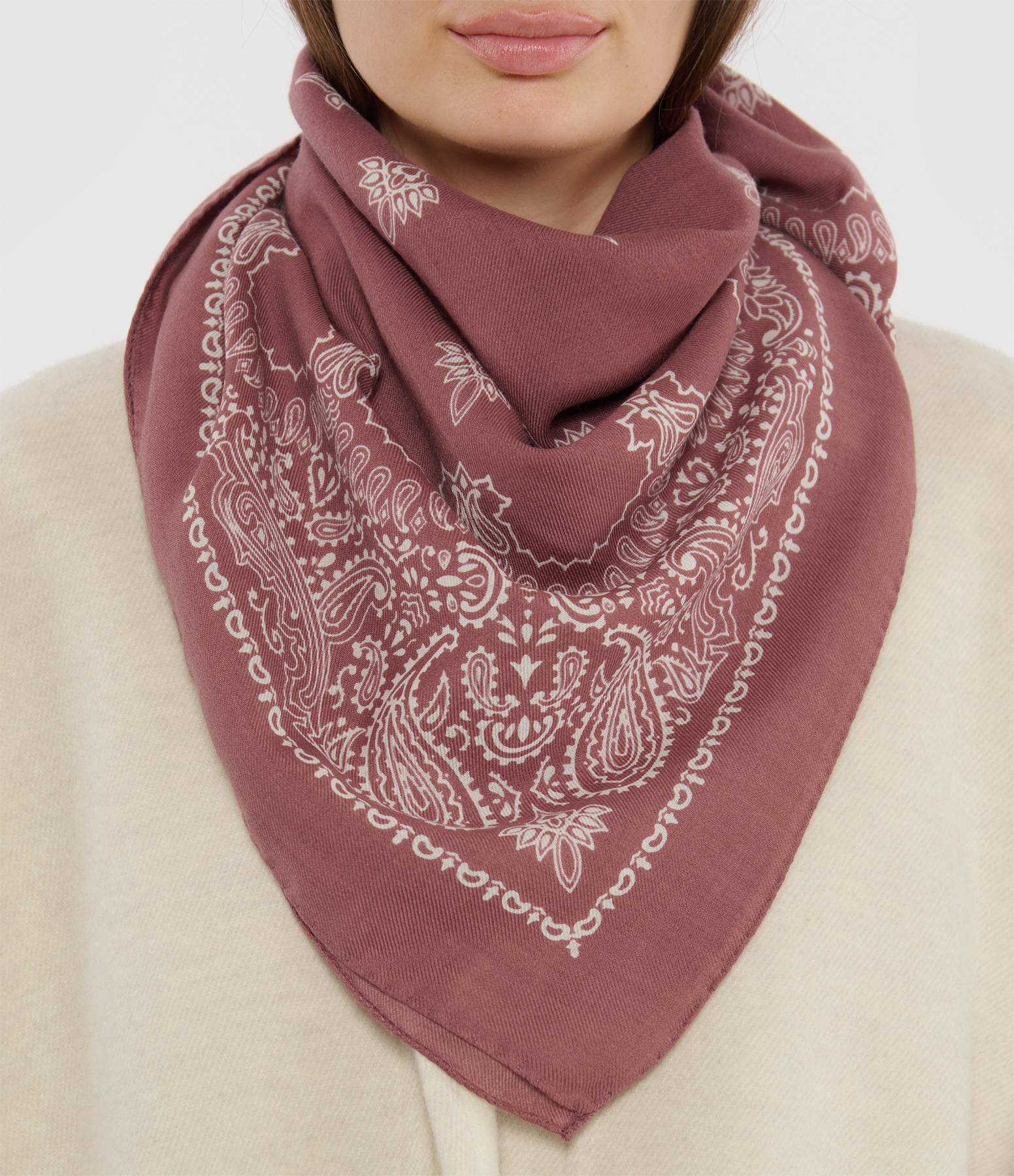 Pink Square Scarf