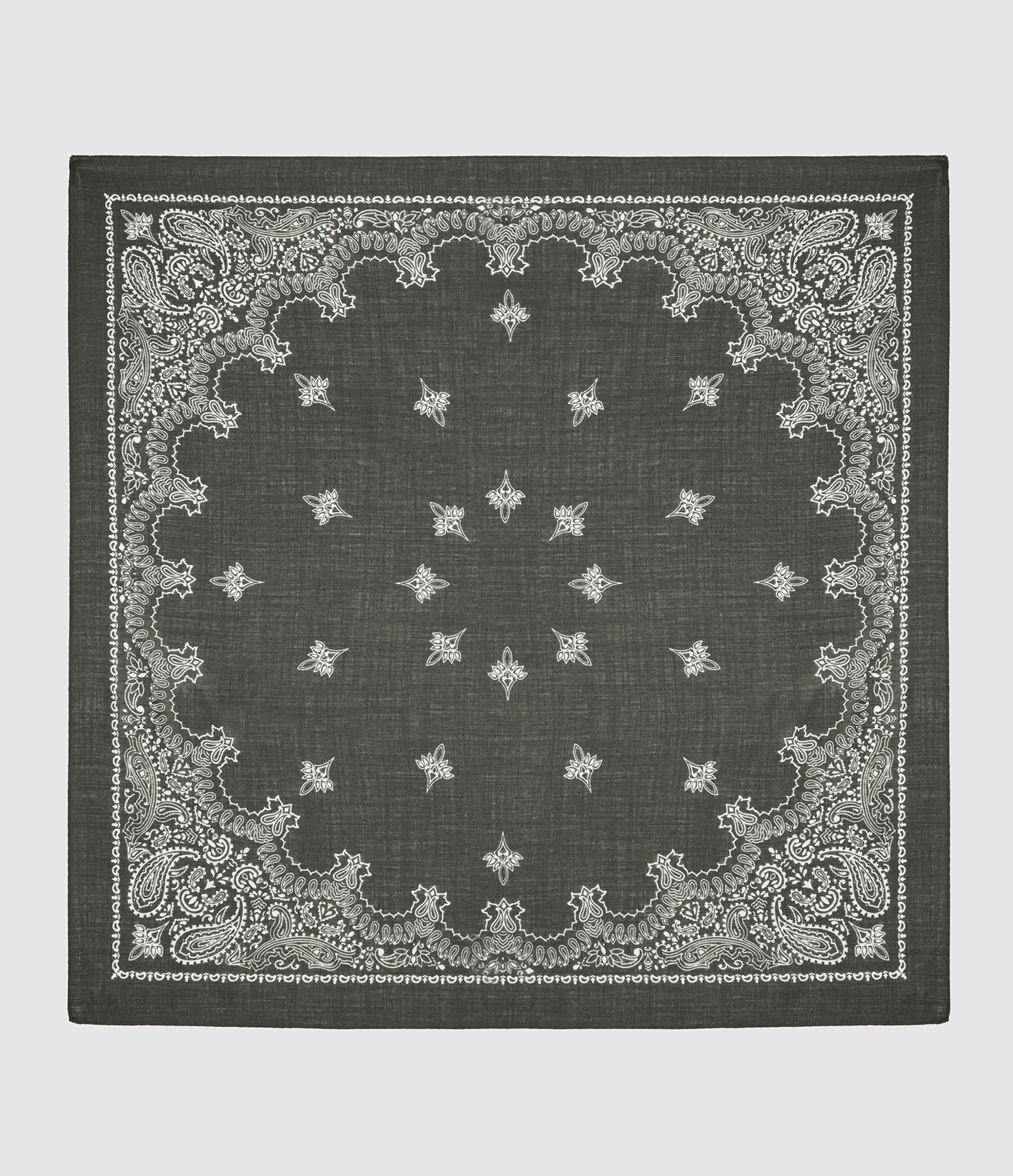 Military-style square scarf