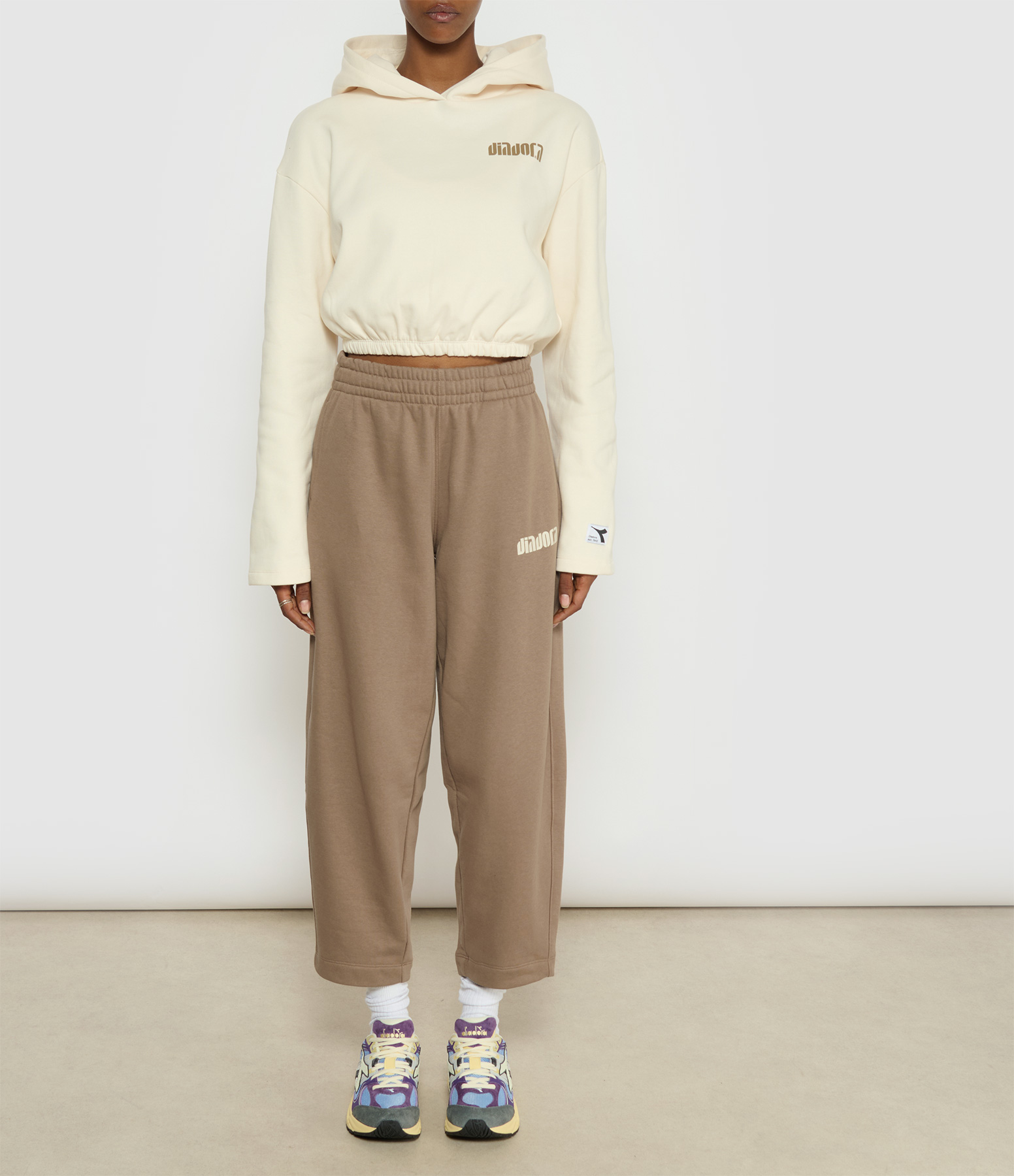 Trousers, size L. Sports trousers. Sepia-Tinted Logo