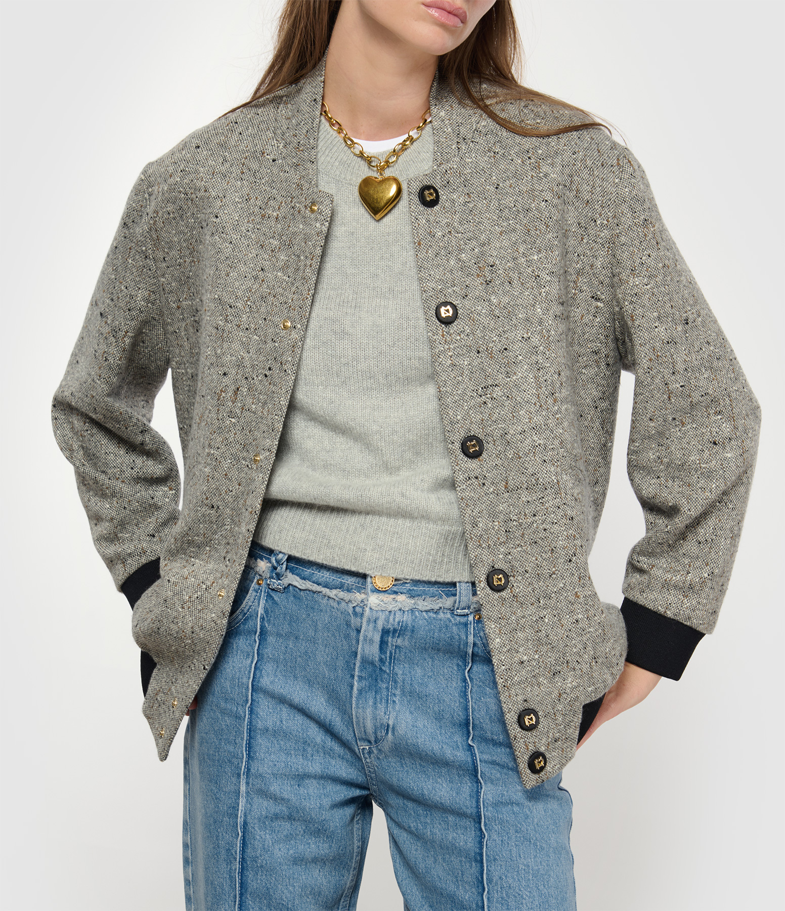 Dav Caviar Black Cashmere Jacket
