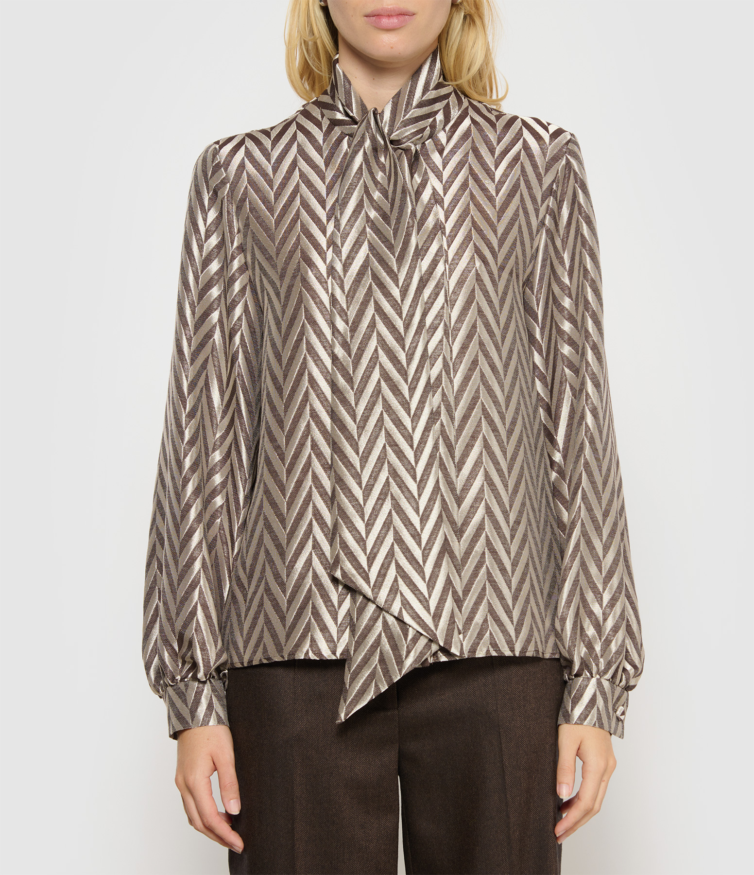 Pink and Brown Shirt