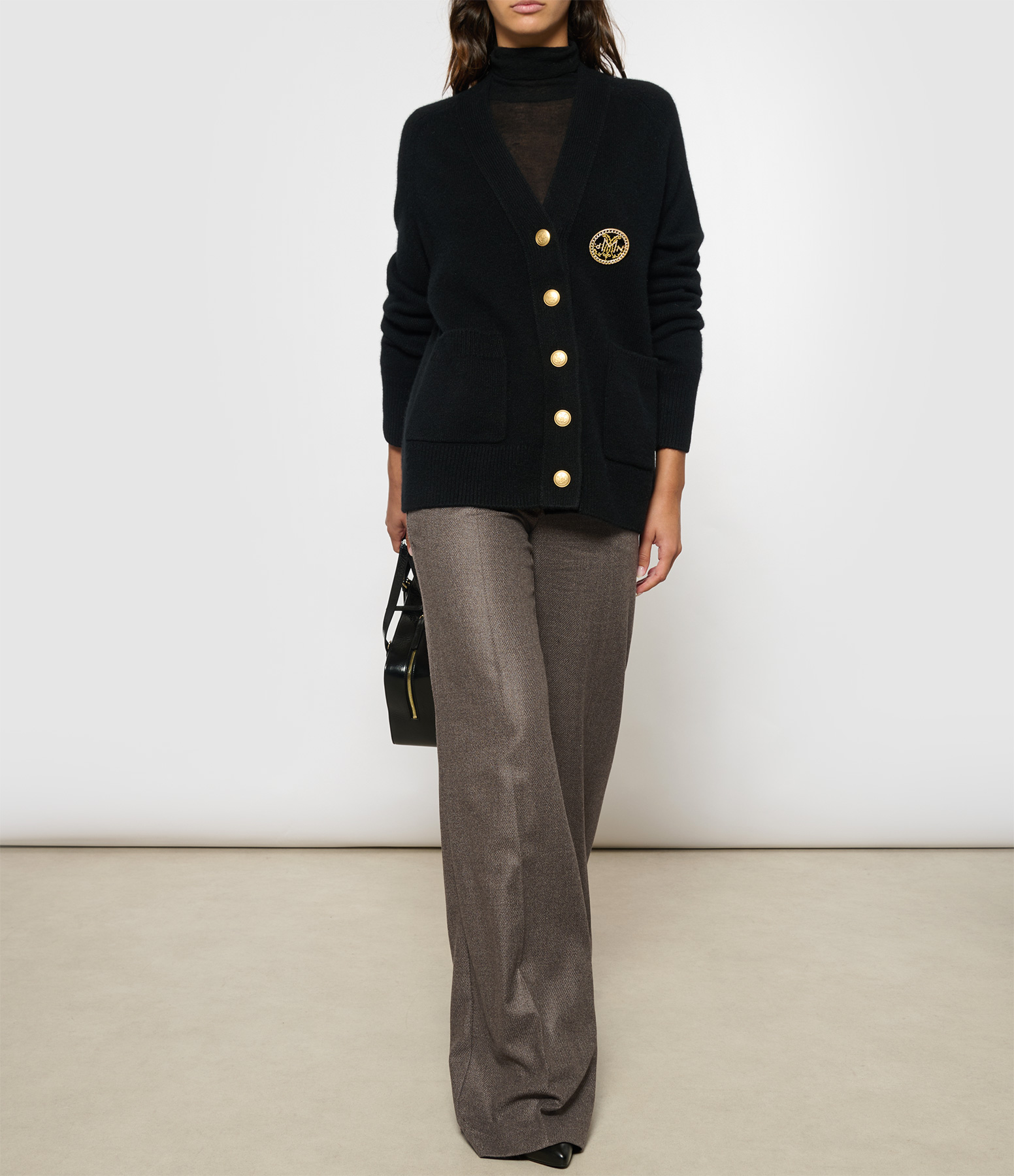 Joelle Black Cardigan