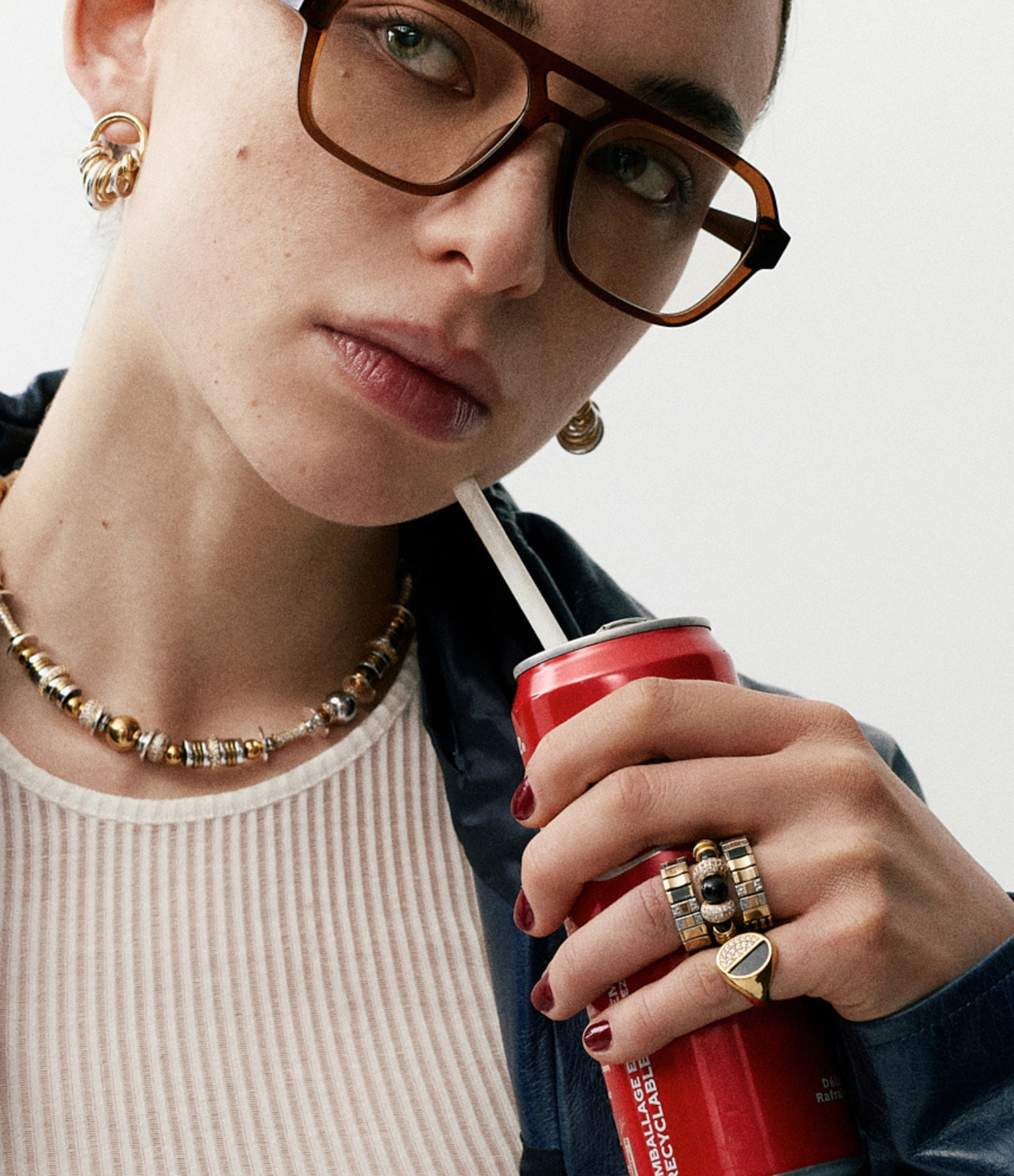 Baby Shiny Donut Earrings