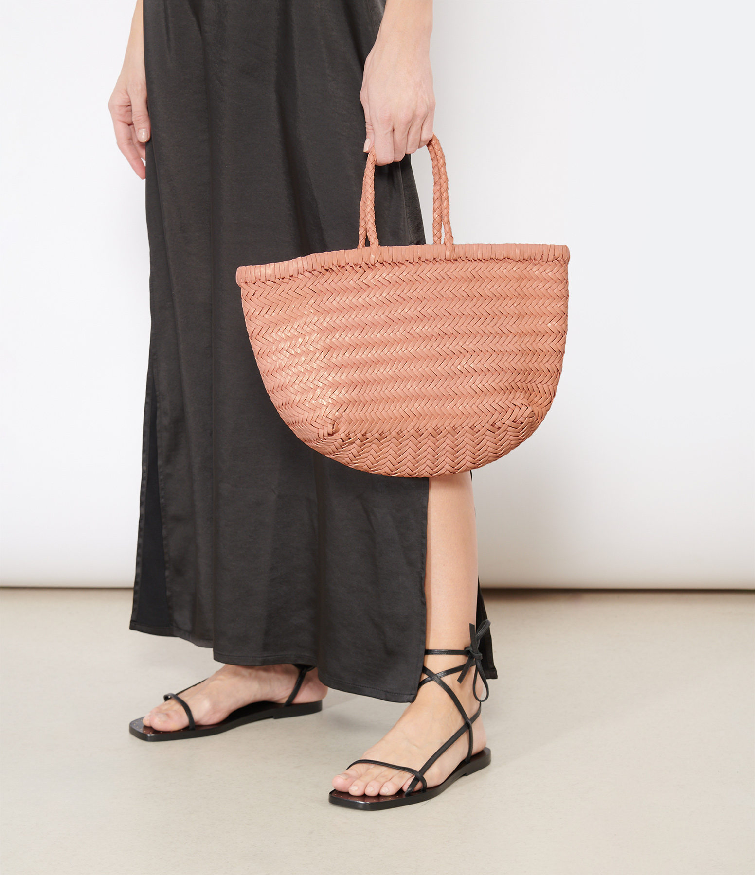 Bamboo Triple Jump Small Bag in Pastel Pink Leather