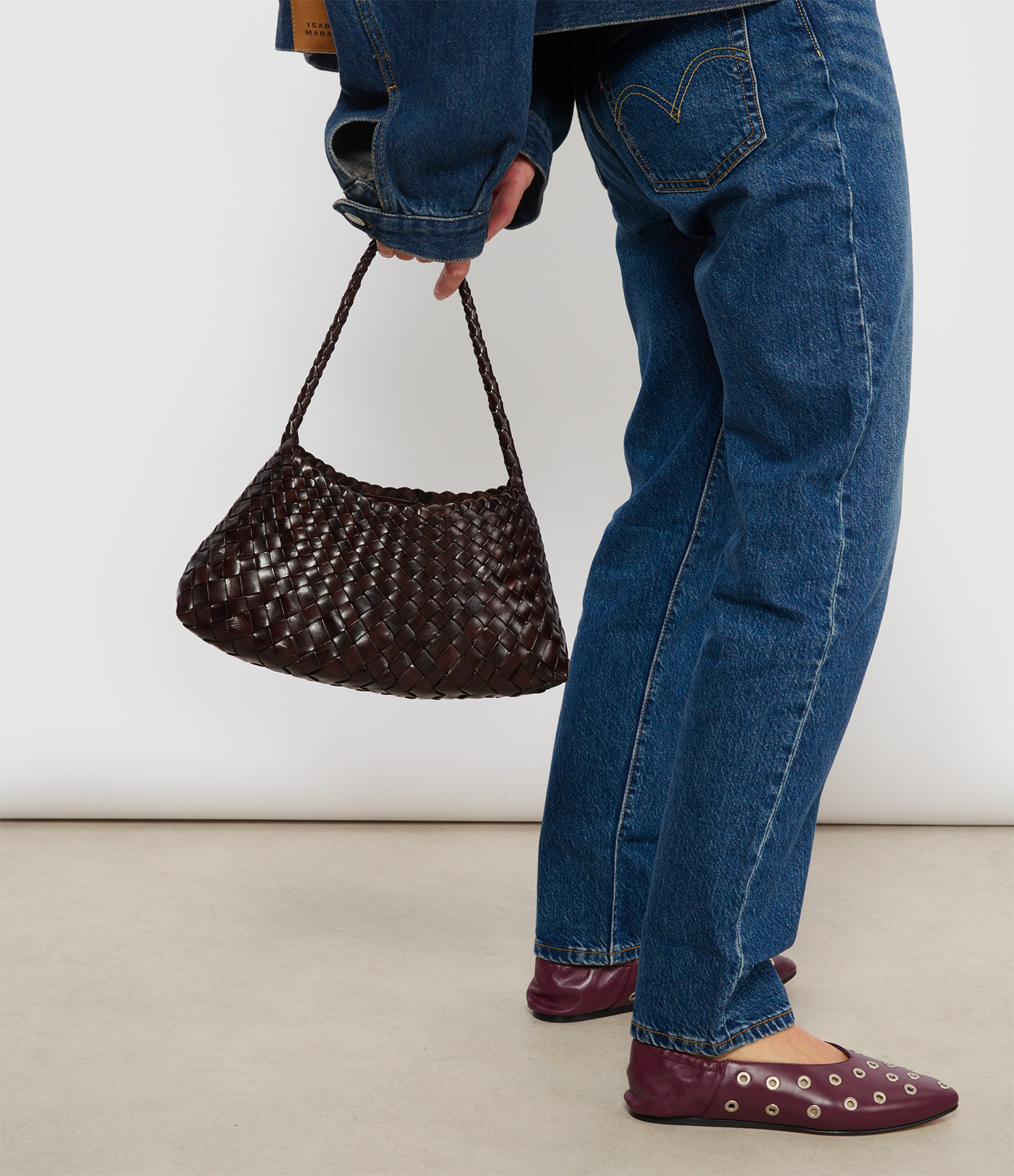 Rosanna Dark Brown Leather Bag