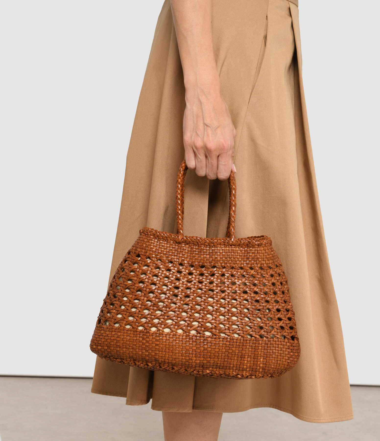 Santa Cano Bag in Tan Leather