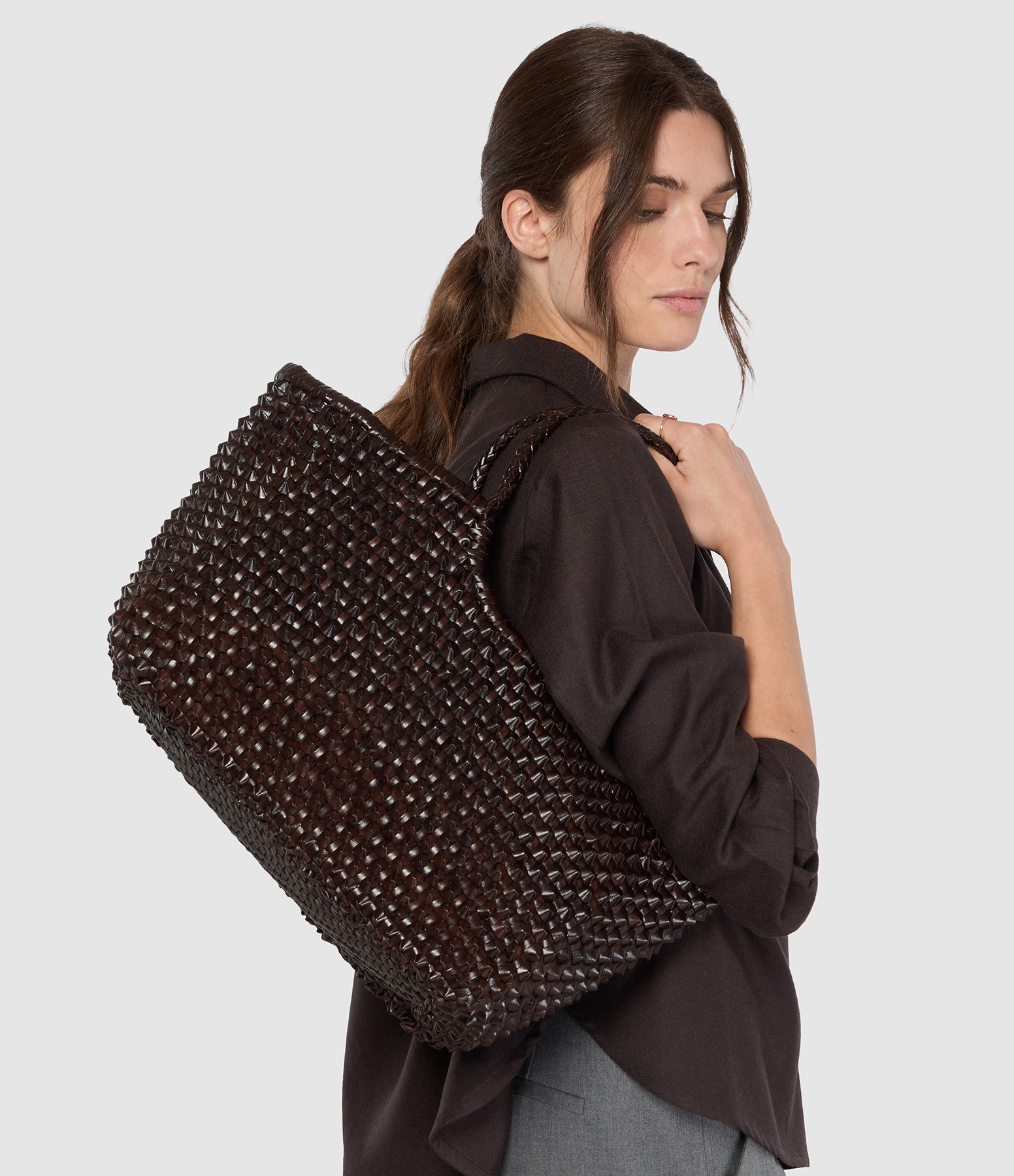 Nantucket Cactus Bag – Dark Brown