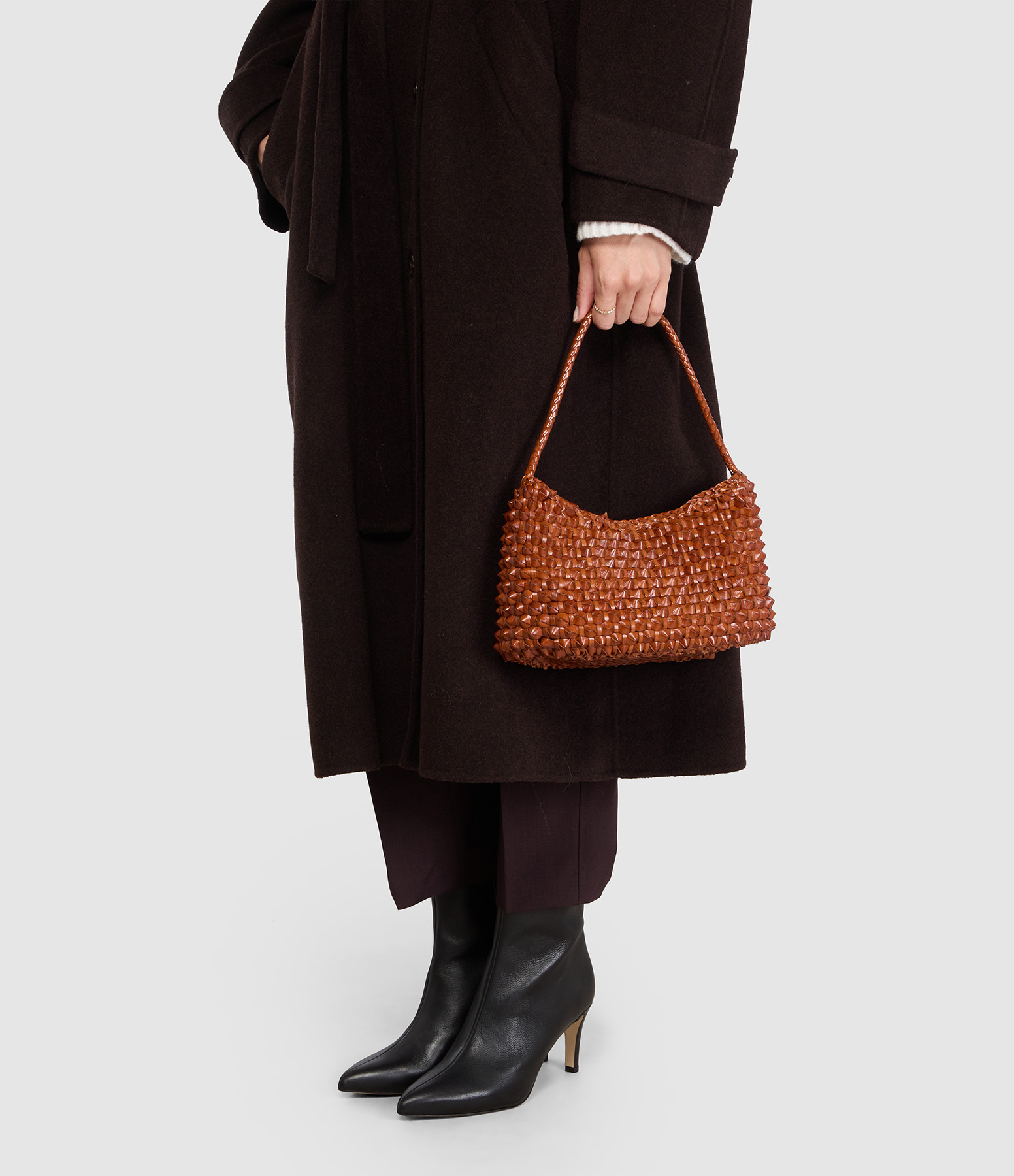 Basil Cactus Tan Bag