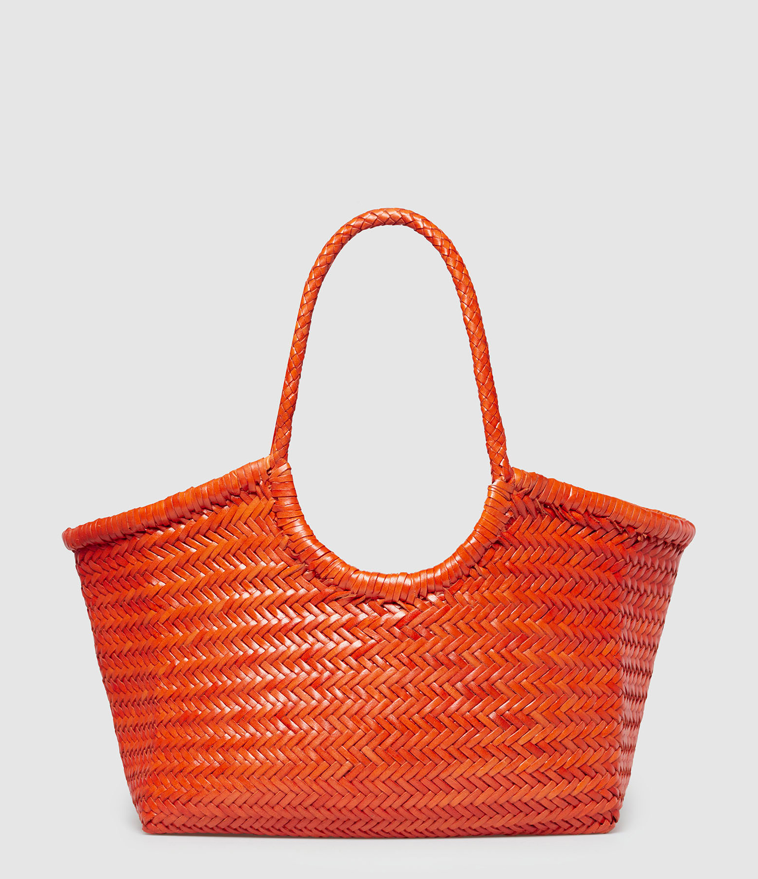 Nantucket Leather Bag in Naranja