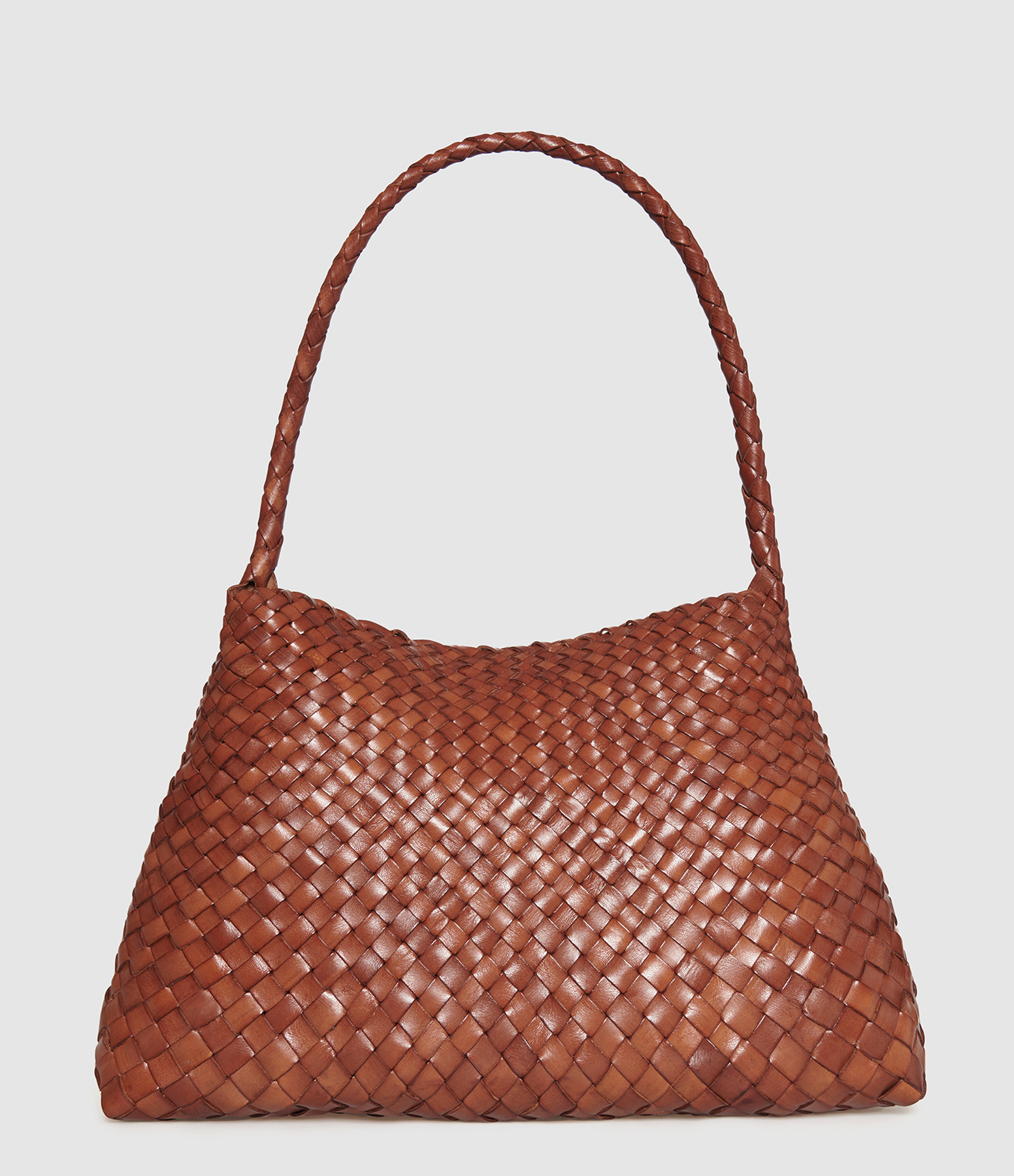 Santa Maria Tan Leather Bag