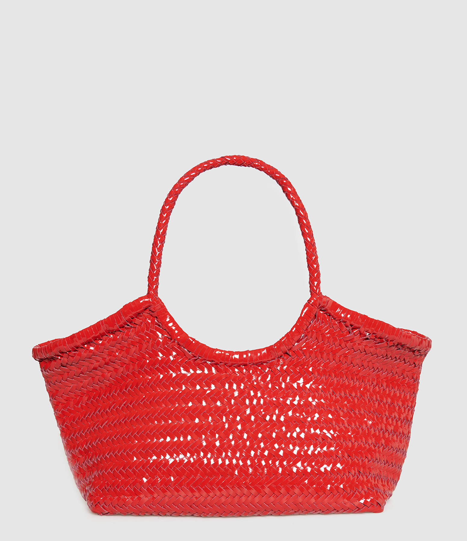 Red Patent Leather Nantucket Bag