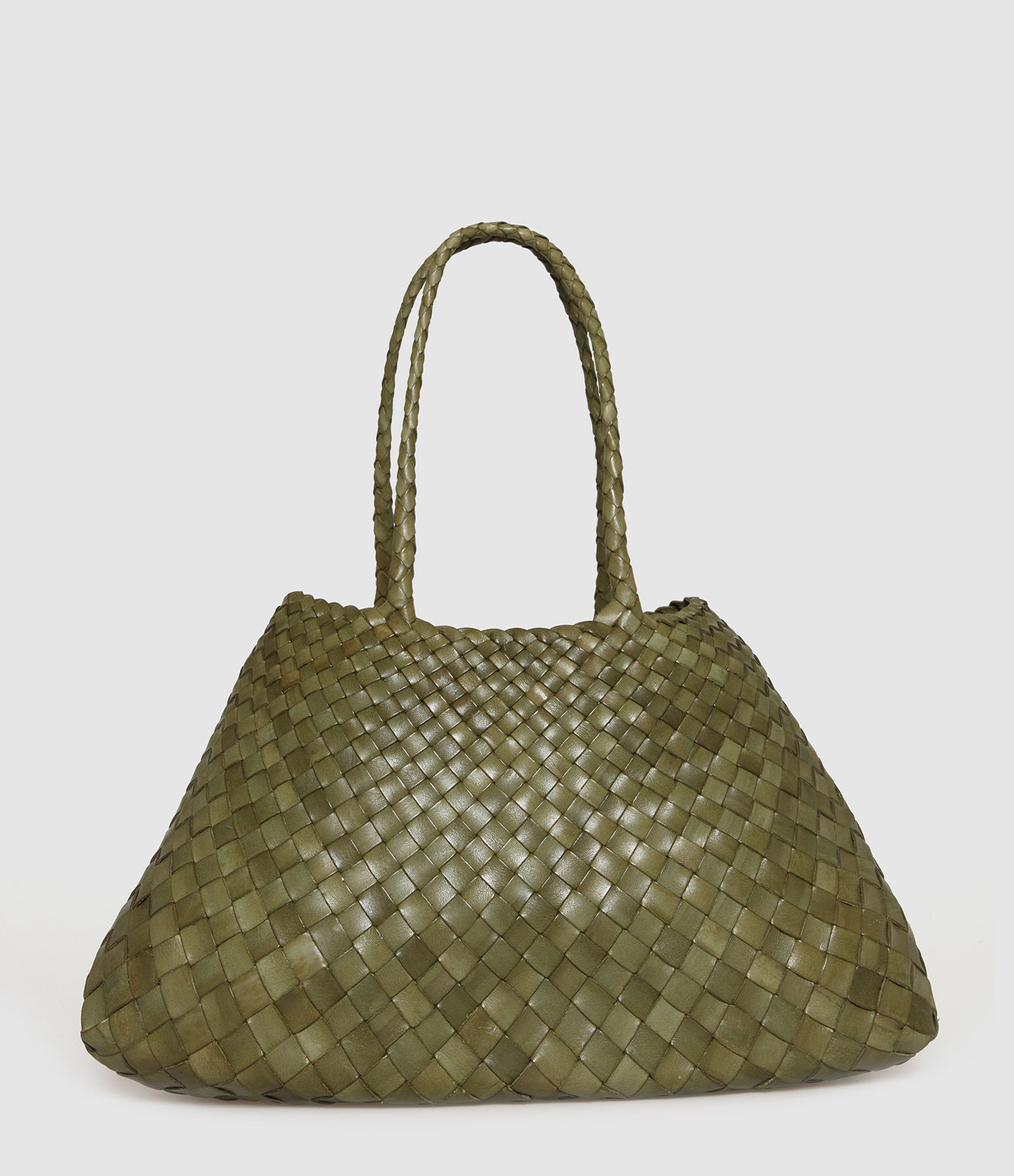 Santa Croce Big Leather Bag in Khaki