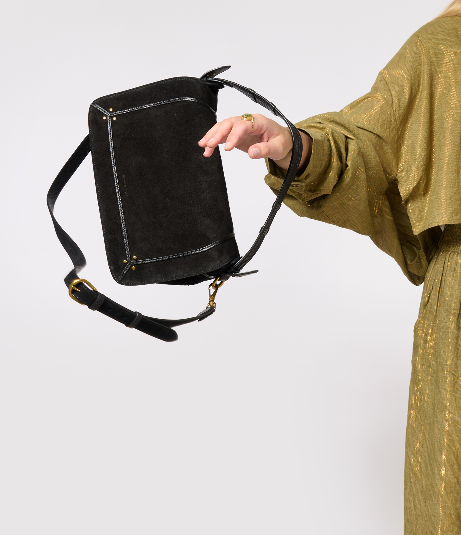 Pepito M Bag in Black Leather