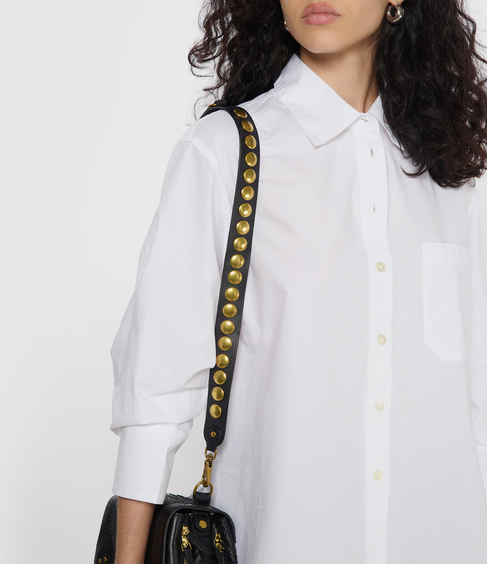 Festival Noir Brass Shoulder Strap