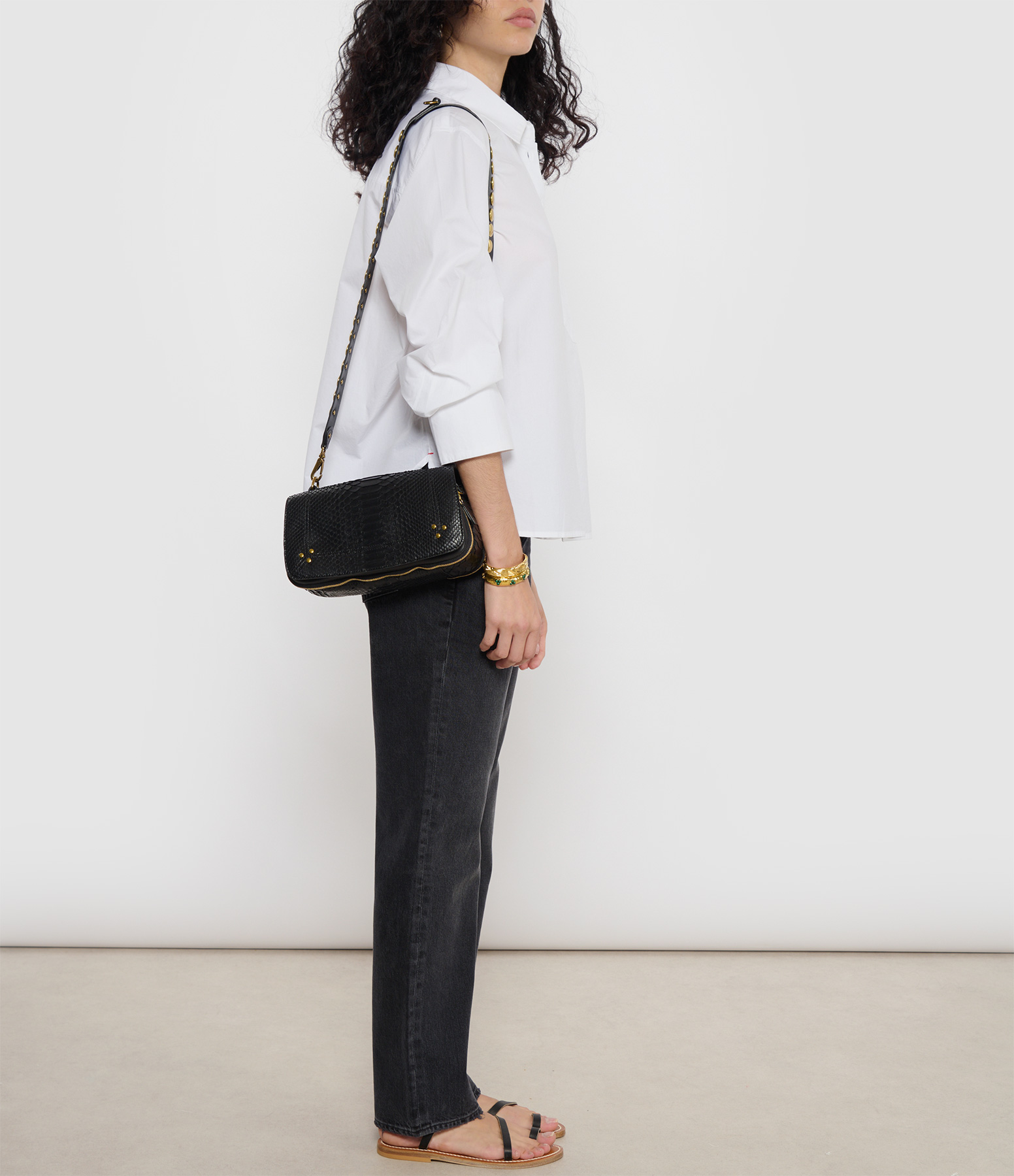 Black Python Bobi Bag