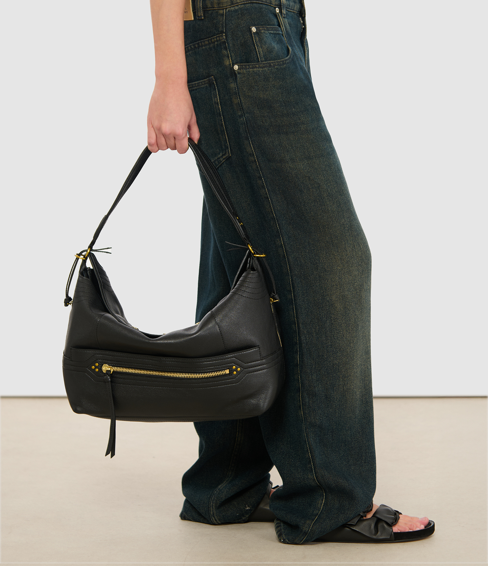 Lucky Bowling Mini Bag – Black and Brass
