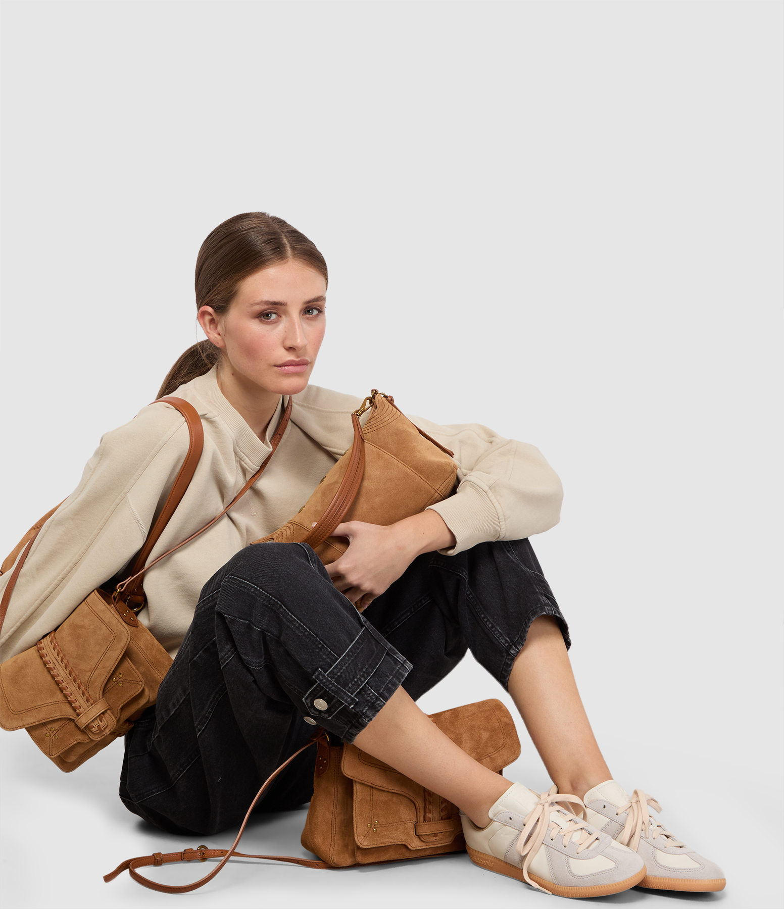 Lucky Hobo Small Caramel Bag