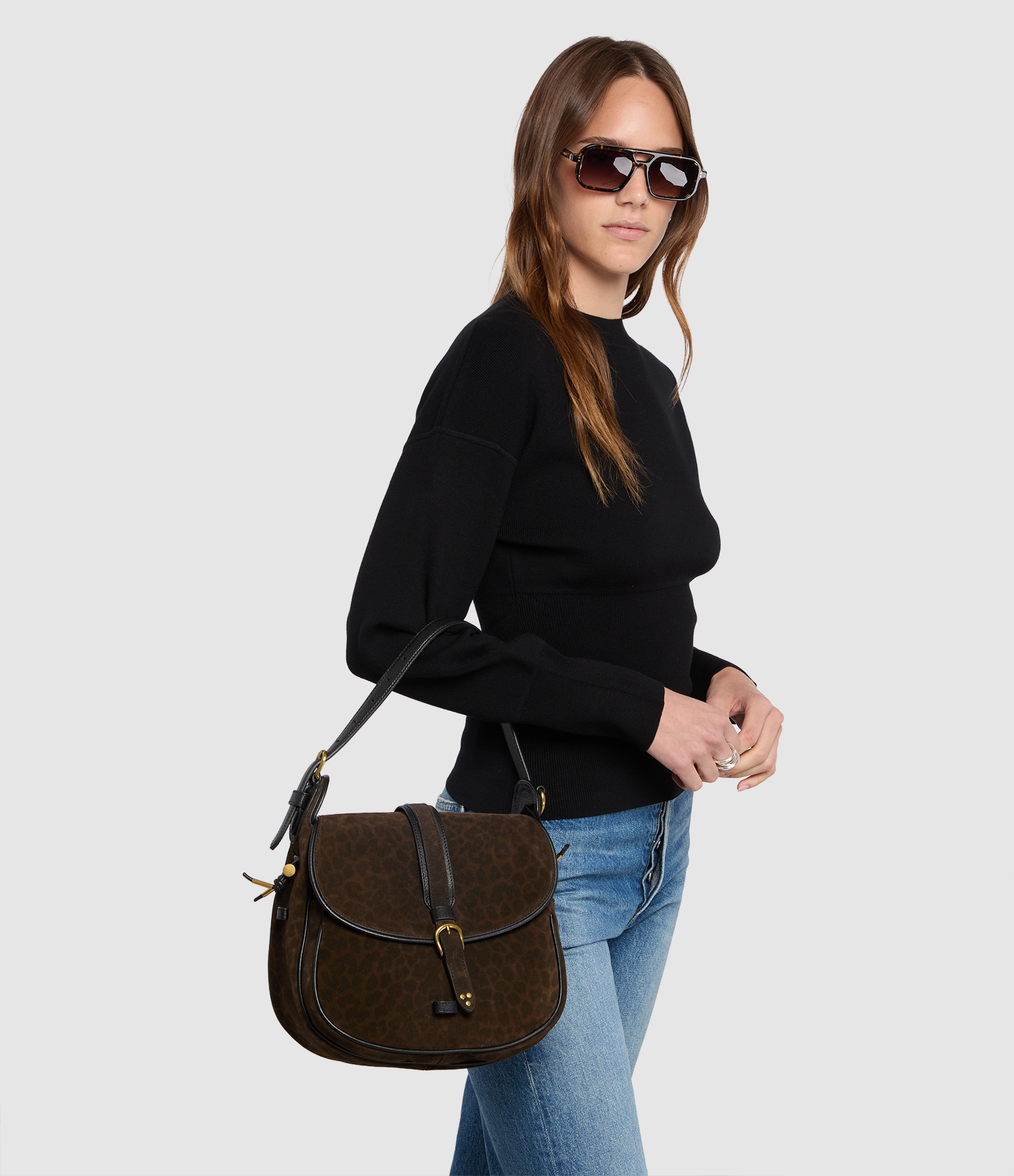 Gildas Bag in Khaki Leopard Print