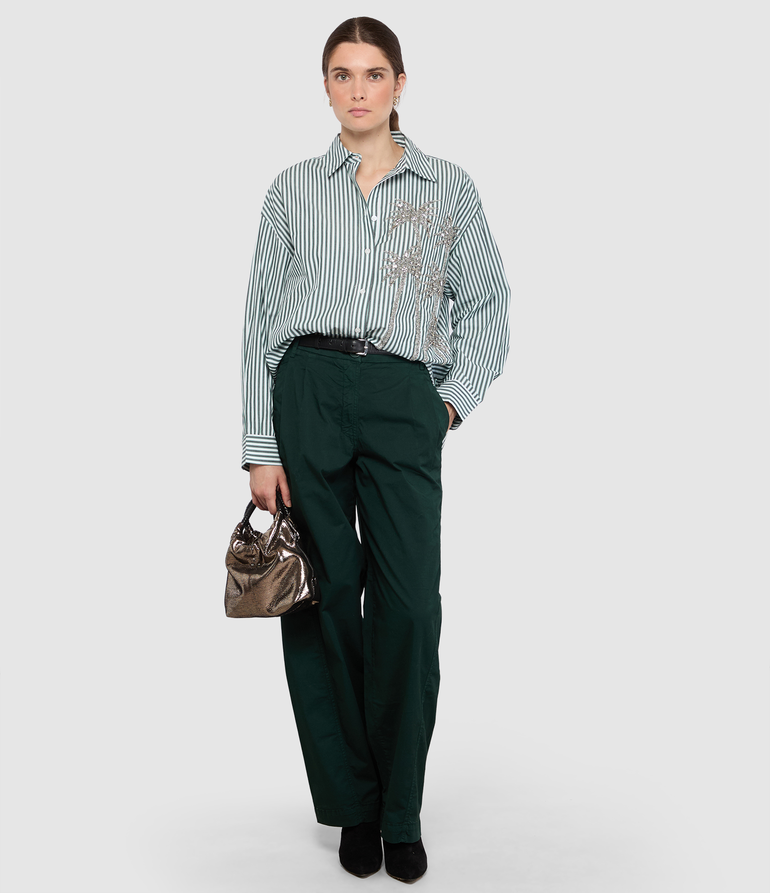 Gordi S Champagne Lamé Bag
