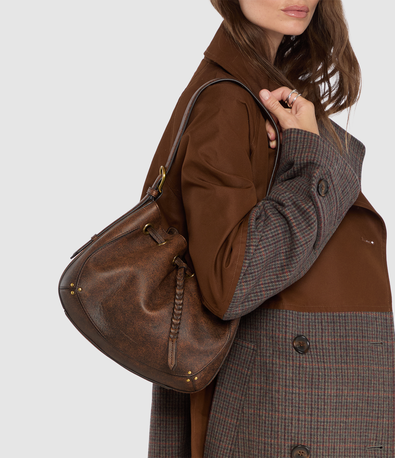 Used Brown Andy Bag, Rocky Bazaar Capsule Collection